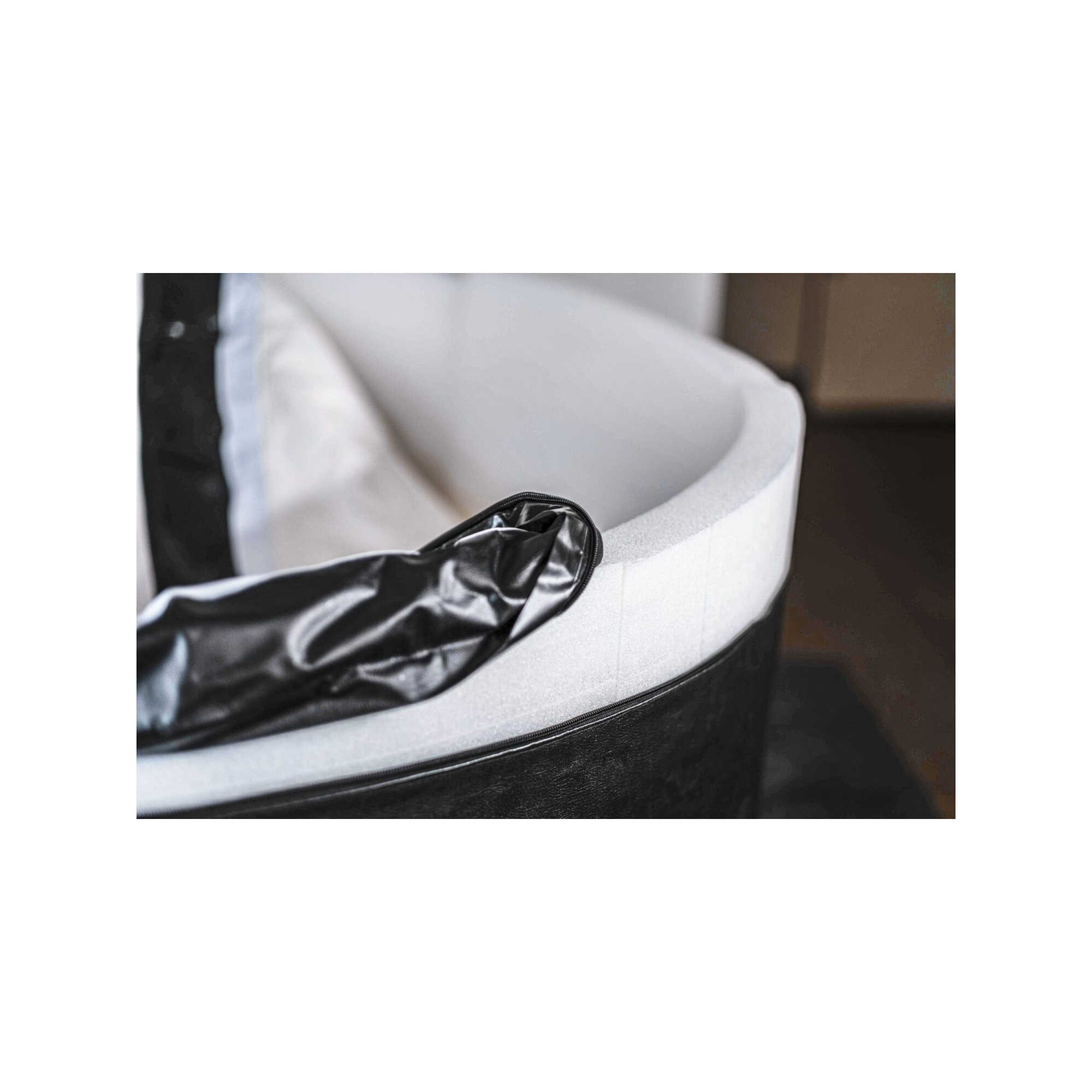 Spa gonflable 4 places rond en paroi mousse - Ospazia - Diamètre : 180 cm - Filtre et bâche inclus