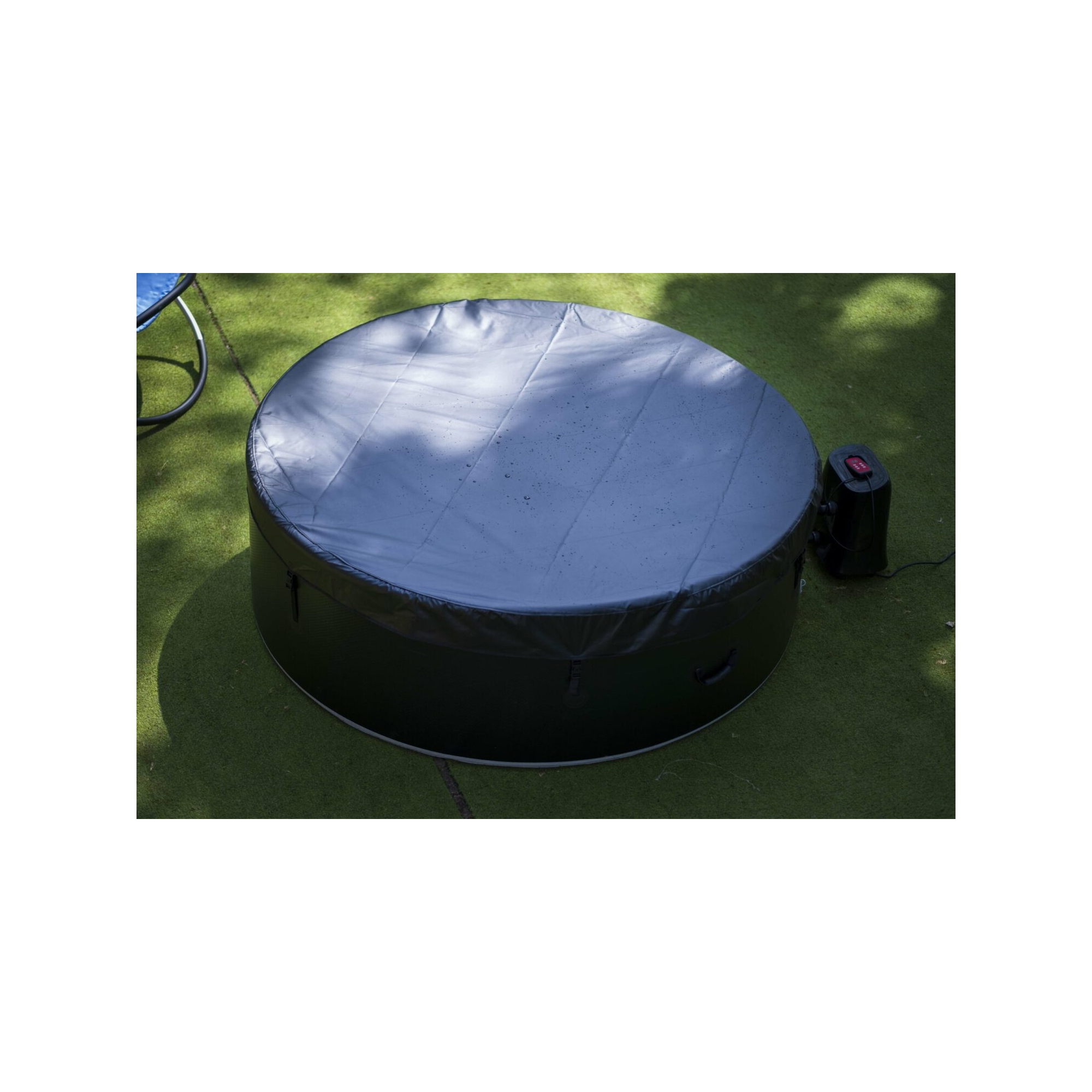 Spa gonflable 4 places rond en paroi mousse - Ospazia - Diamètre : 180 cm - Filtre et bâche inclus