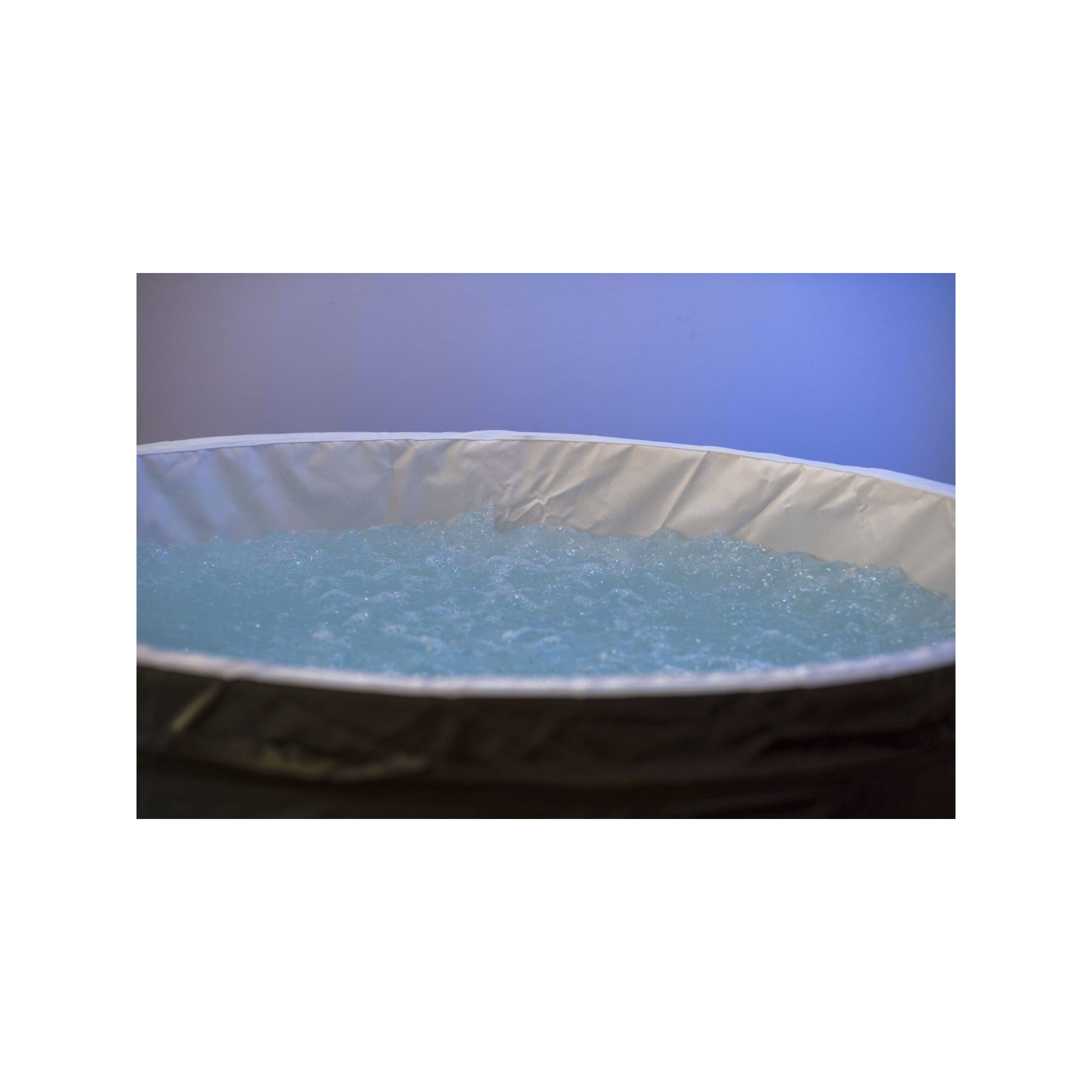 Spa gonflable 4 places rond en paroi mousse - Ospazia - Diamètre : 180 cm - Filtre et bâche inclus