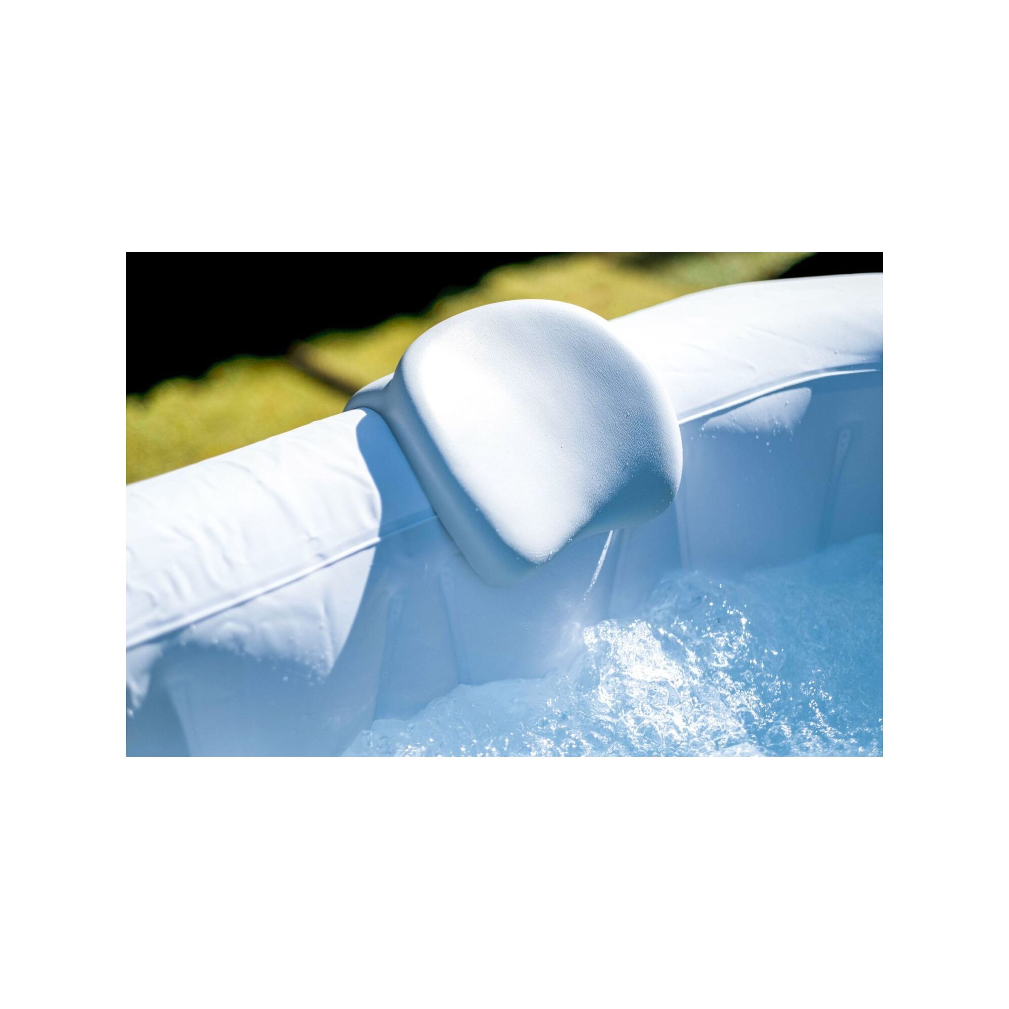 Appuie tête pour spa gonflable - Ospazia - Dimensions : 23 x 23 x 12 cm - Compatible autres marques