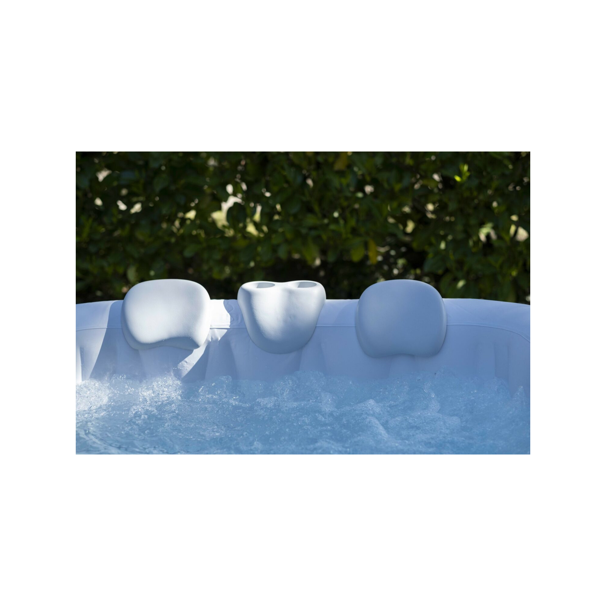 Appuie tête pour spa gonflable - Ospazia - Dimensions : 23 x 23 x 12 cm - Compatible autres marques
