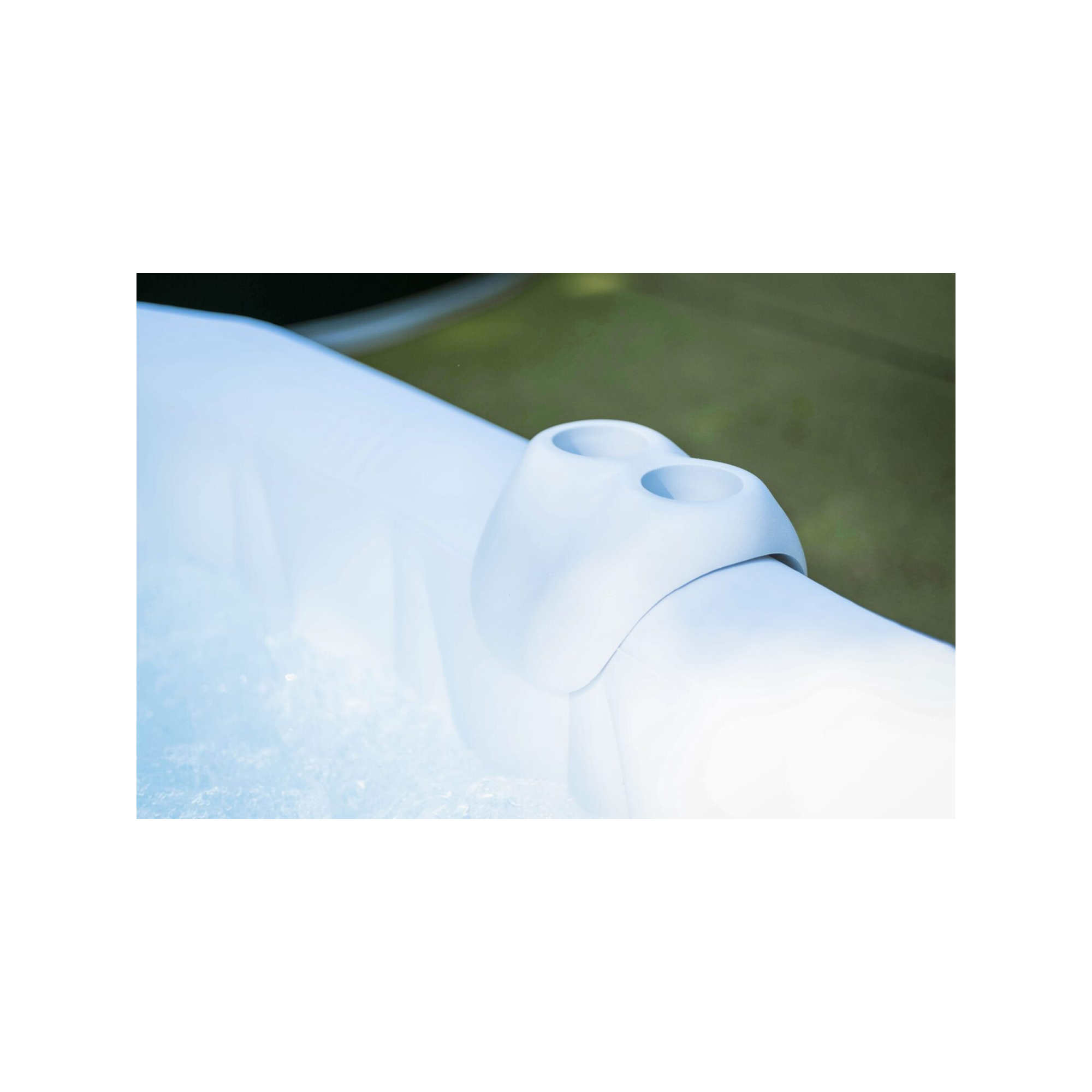 Porte gobelet pour spa gonflable -Ospazia - Dimensions : 23 x 23 x 20 cm - Compatible autres marques