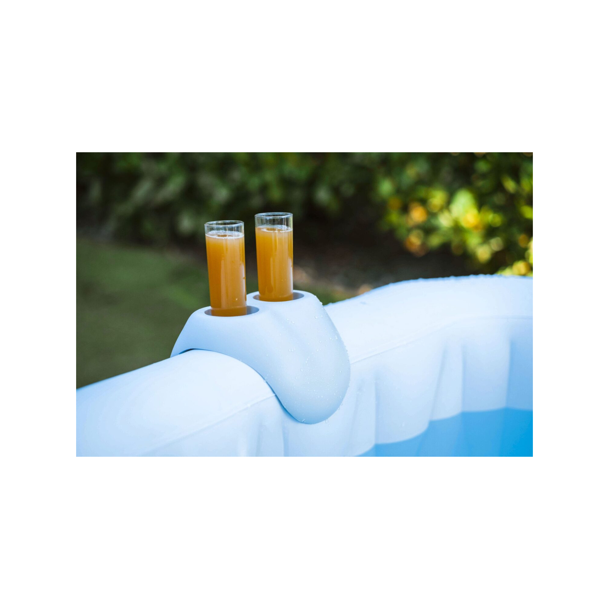 Porte gobelet pour spa gonflable -Ospazia - Dimensions : 23 x 23 x 20 cm - Compatible autres marques