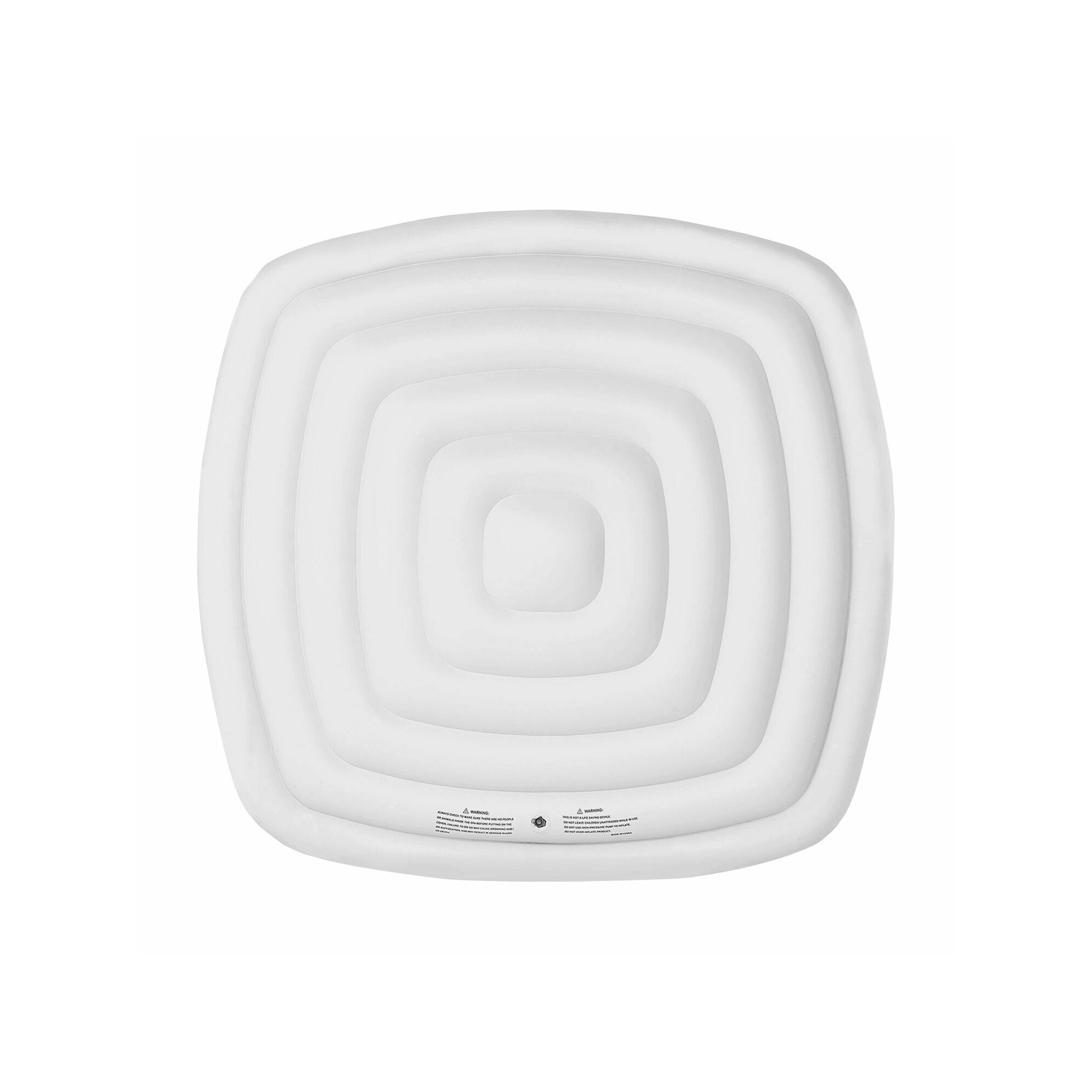 Couverture gonflable carré pour spa - Ospazia - 4 places - Compatible autres marques