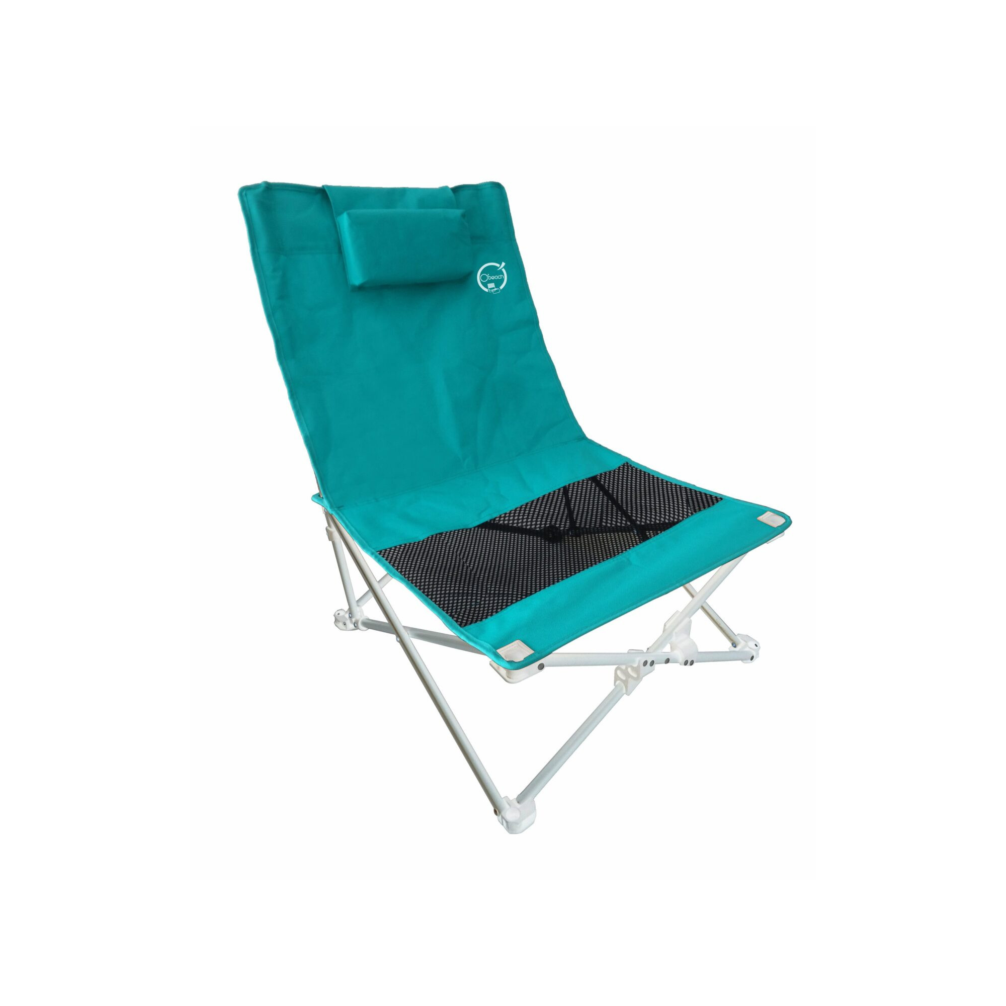 Siège de plage pliable - O'Beach - Housse de transport inclus - Dimensions : 40 x 40 x 70 cm
