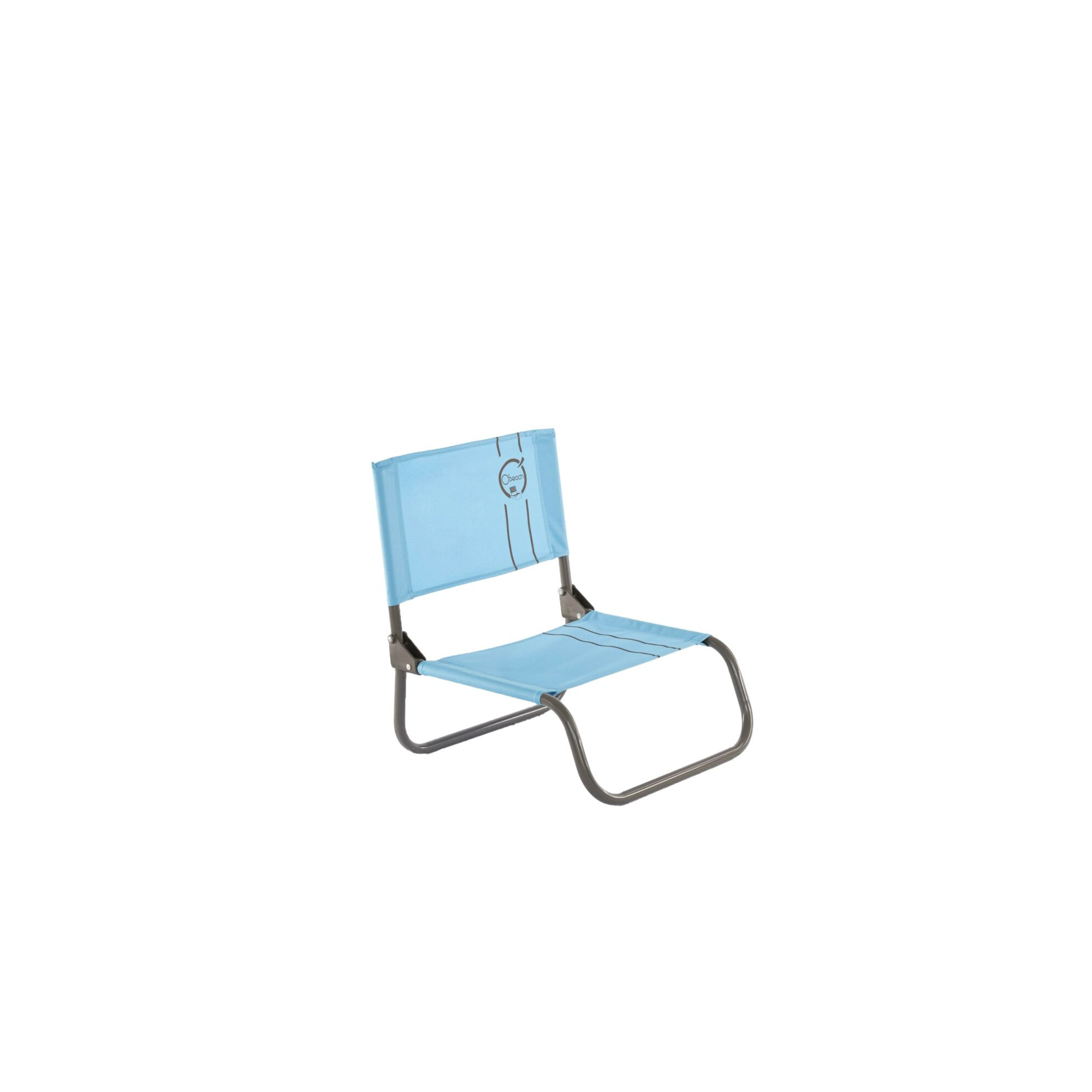 Chaise cale-dos de plage 1 pliure - O'Beach - Dimensions : 50 x 45 x 48 cm