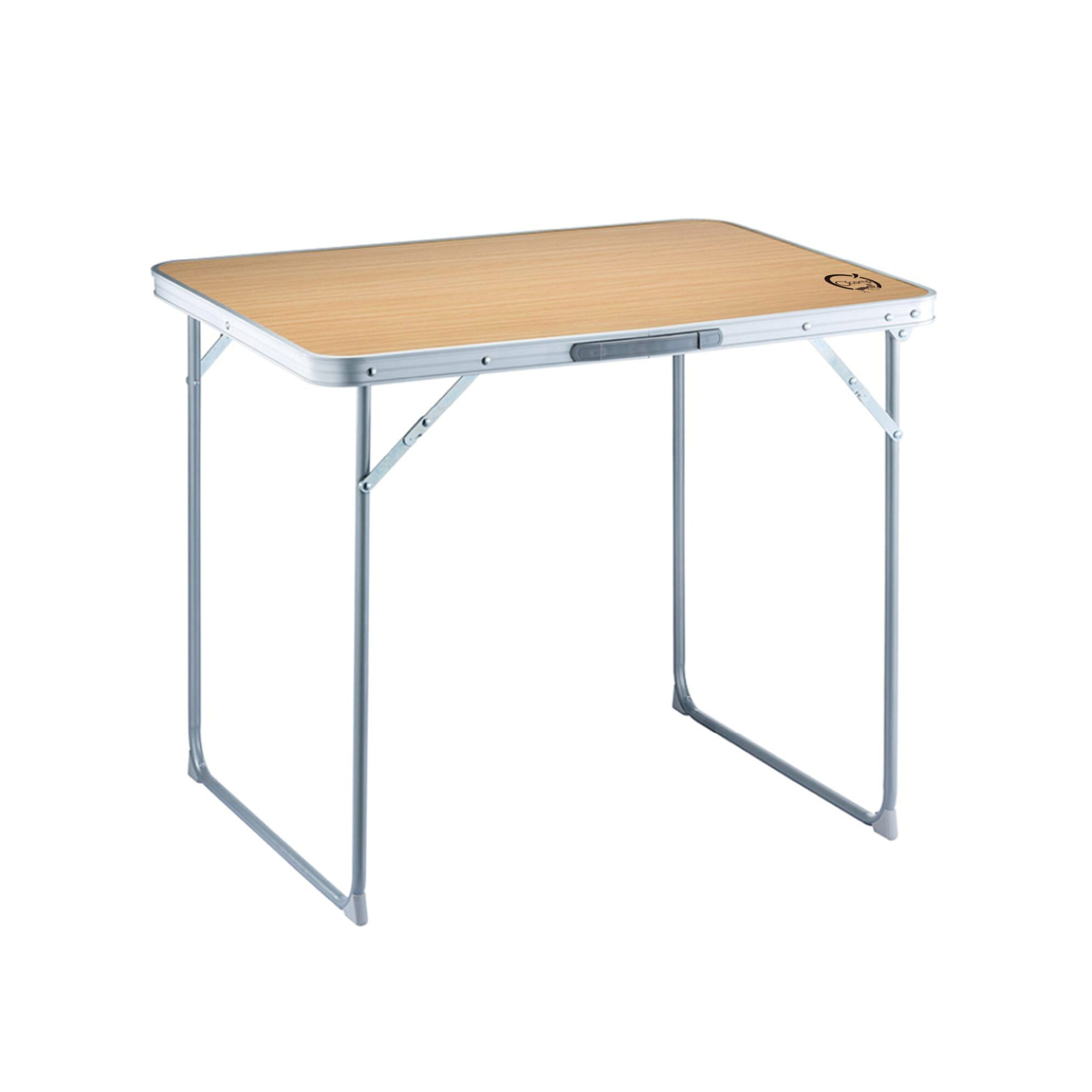 Table de camping pliable 4 places - O'Camp - Forme valise - Dimensions : 80 x 60 x 70 cm