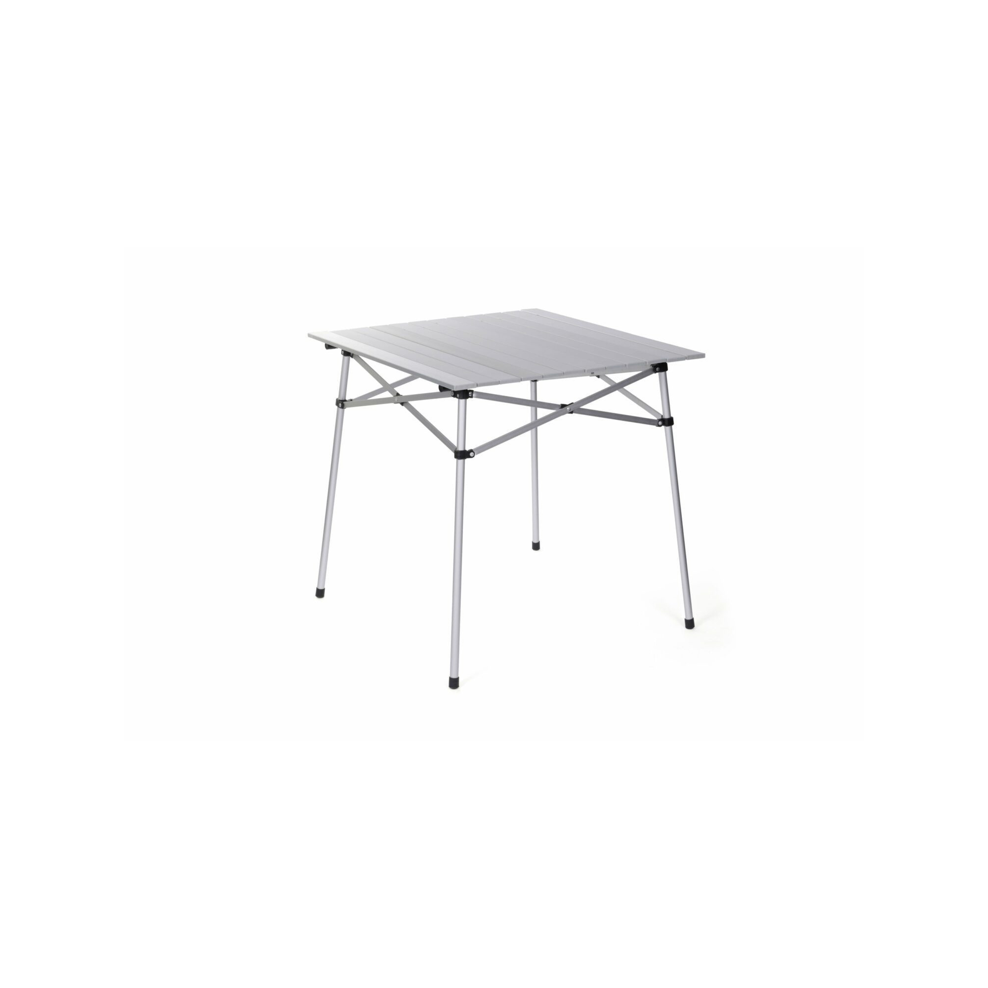Table à lattes de camping - O'Camp - Housse de transport inclus - Dimensions : 70 x 70  x 70 cm