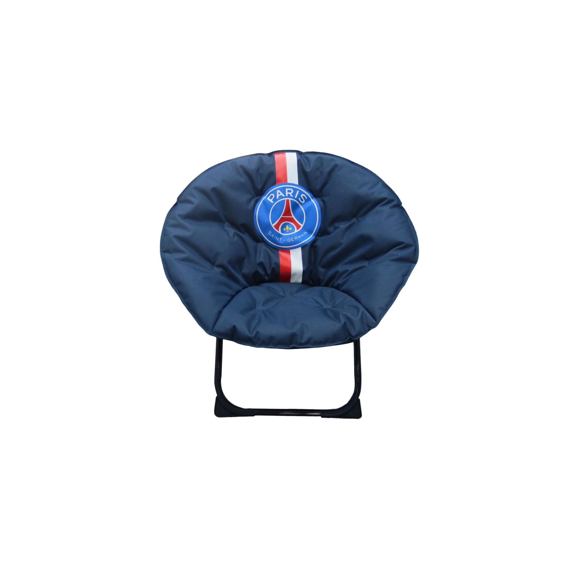 Siège pliable - Paris Saint Germain - Forme lune - Bleu