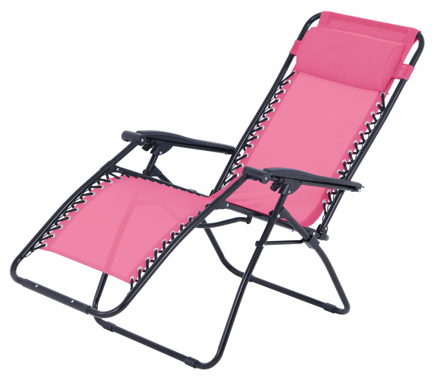 Fauteuil relax de jardin - O'Colors - Multi positions - Rose
