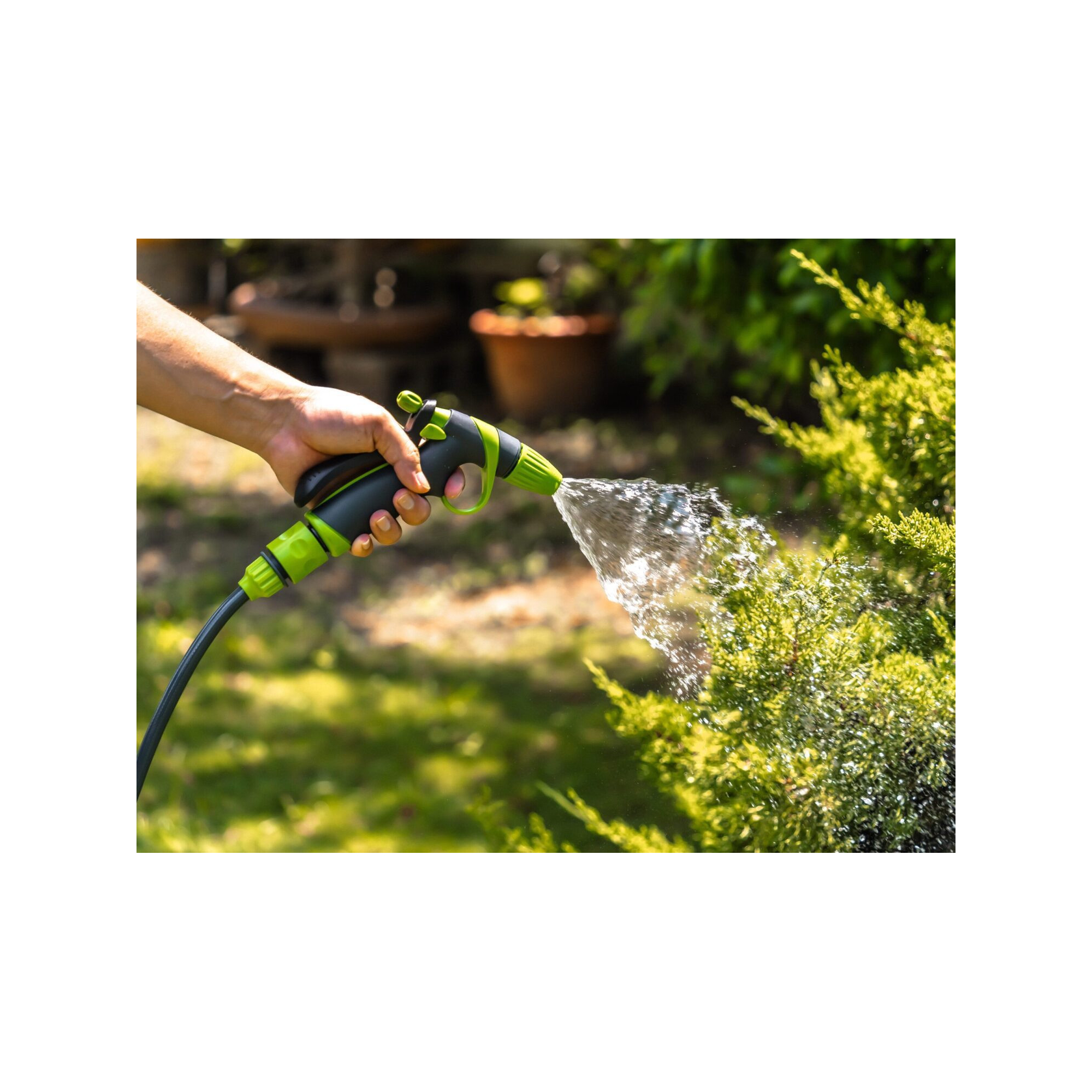 Pistolet d'arrosage et de nettoyage - Suan - Jets ajustables - Kit complet avec raccords