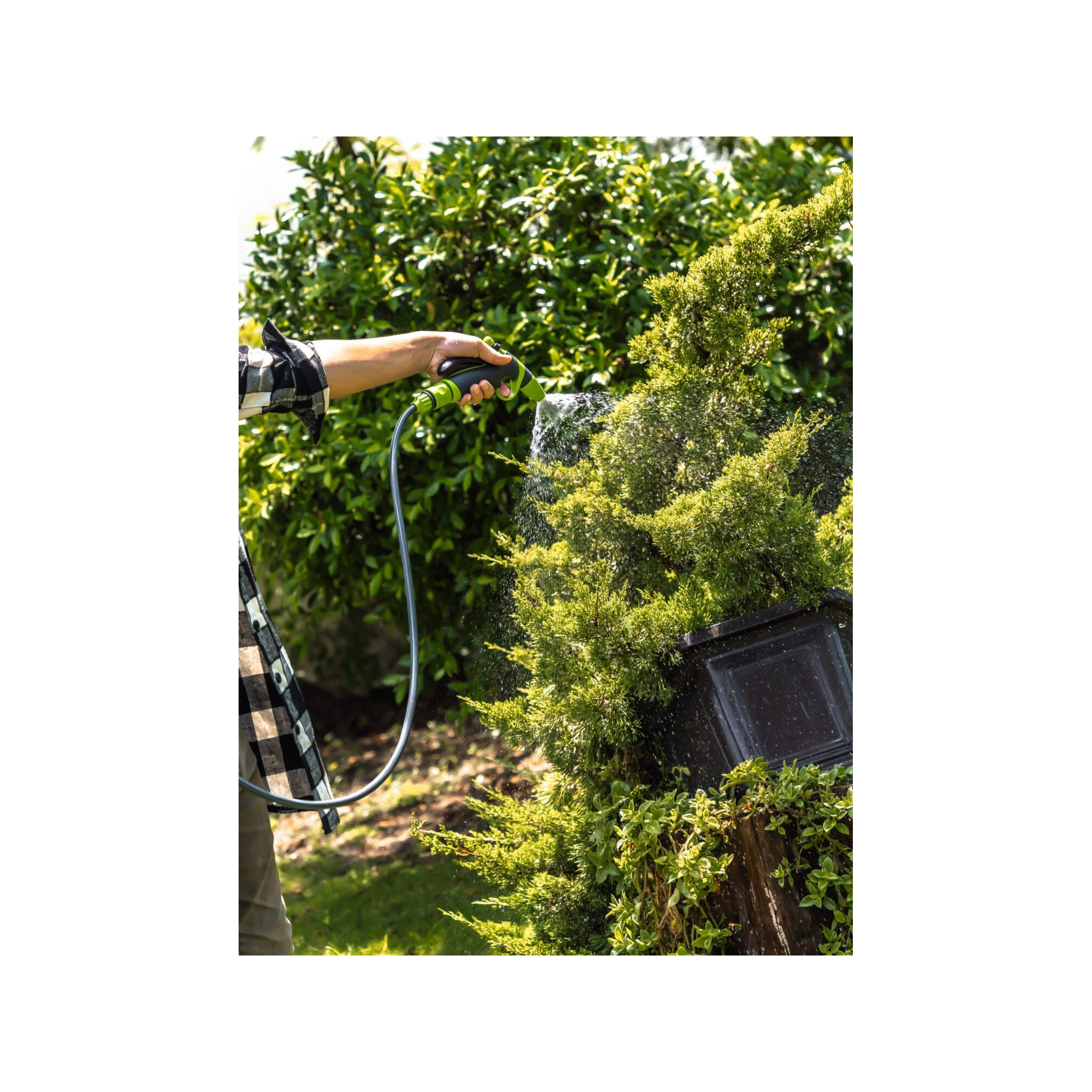 Pistolet d'arrosage et de nettoyage - Suan - Jets ajustables - Kit complet avec raccords