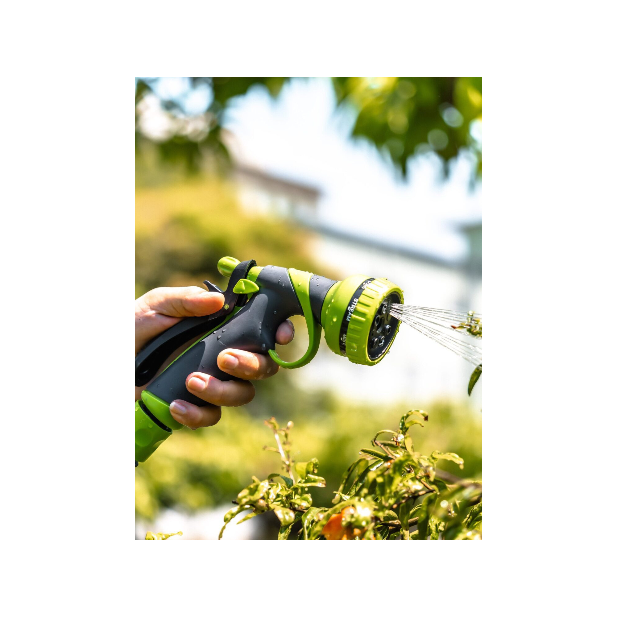 Pistolet d'arrosage et de nettoyage - Suan - 8 Jets - Kit complet avec raccords