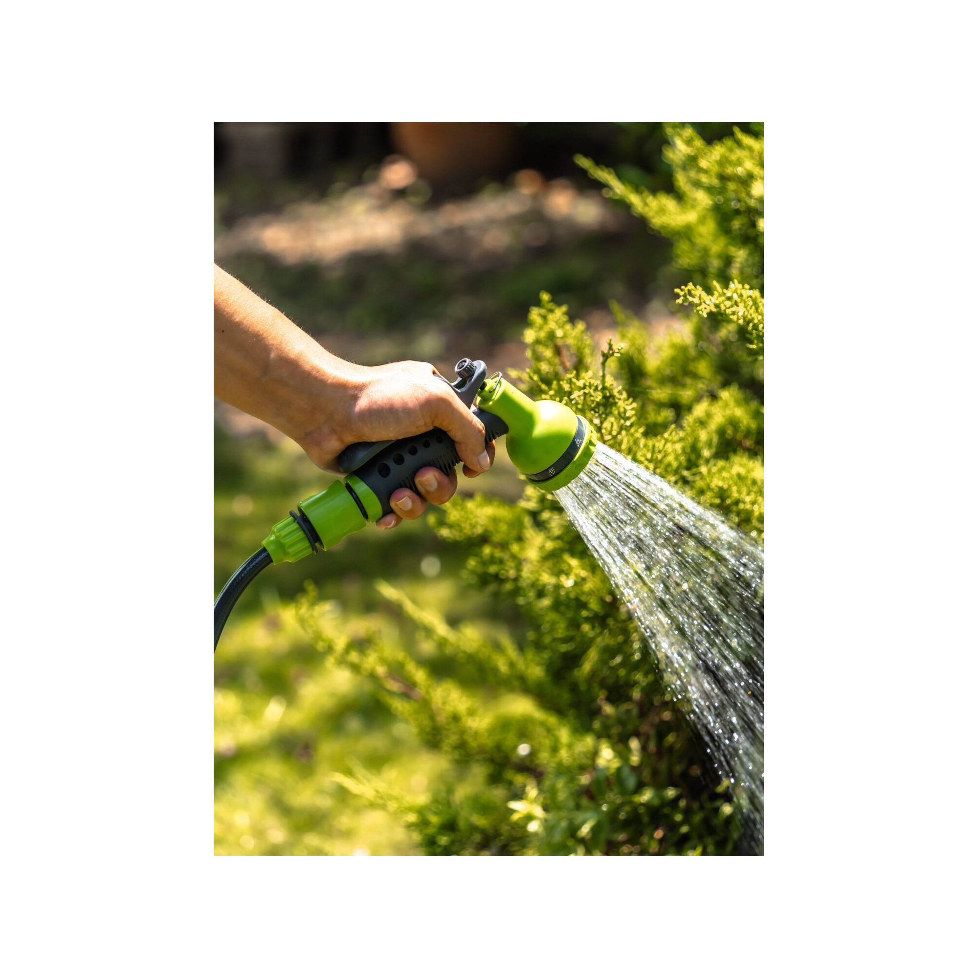 Pistolet d'arrosage et de nettoyage - Suan - 8 Jets - Kit complet avec raccords