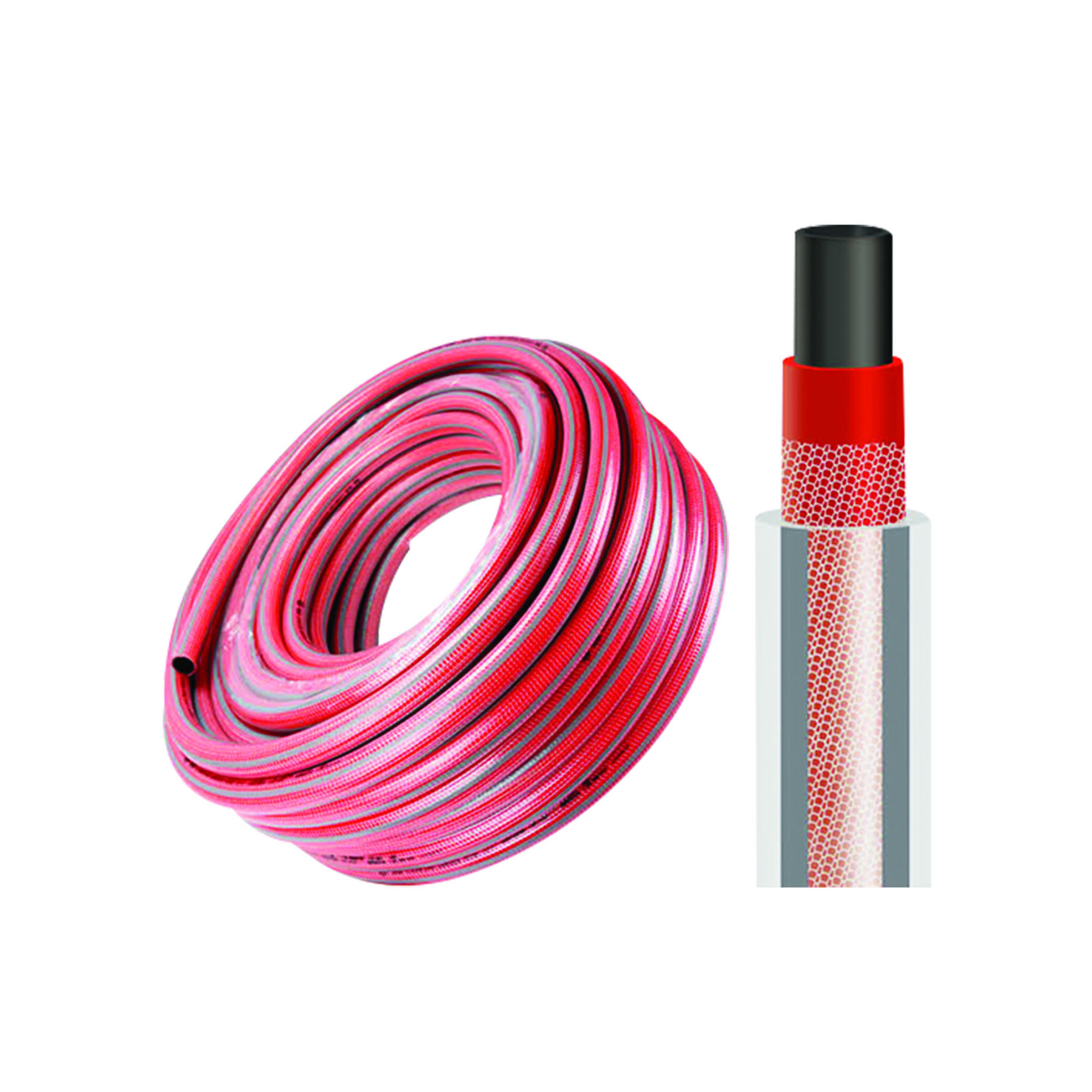 Tuyau d'arrosage flexbile 15mm - Suan - Idéal grande surface - Longueur : 50m