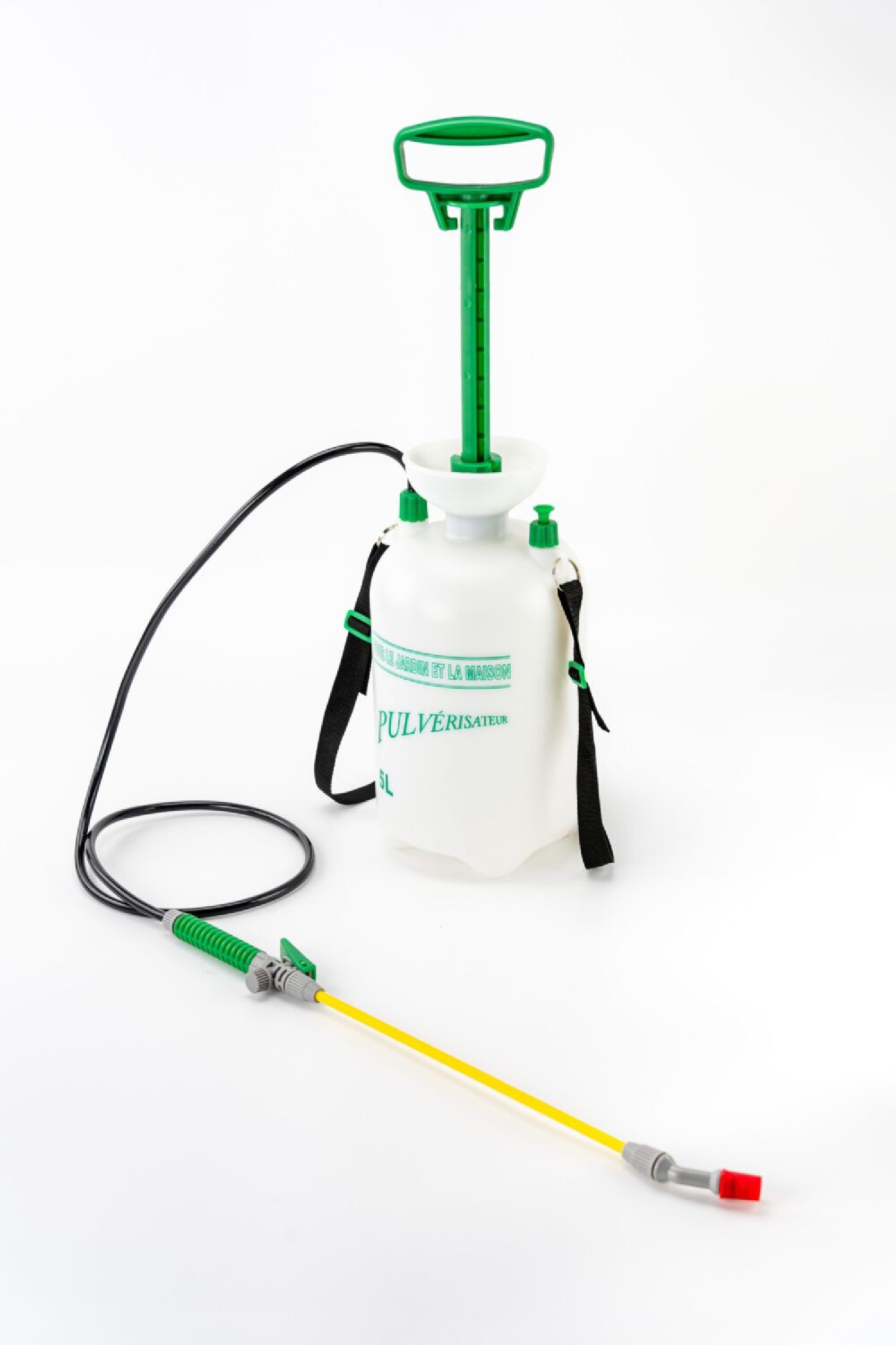 Pulvérisateur à pression - Suan - Pour le jardin - Sangle de portage inclus - Contenance : 5000 ml
