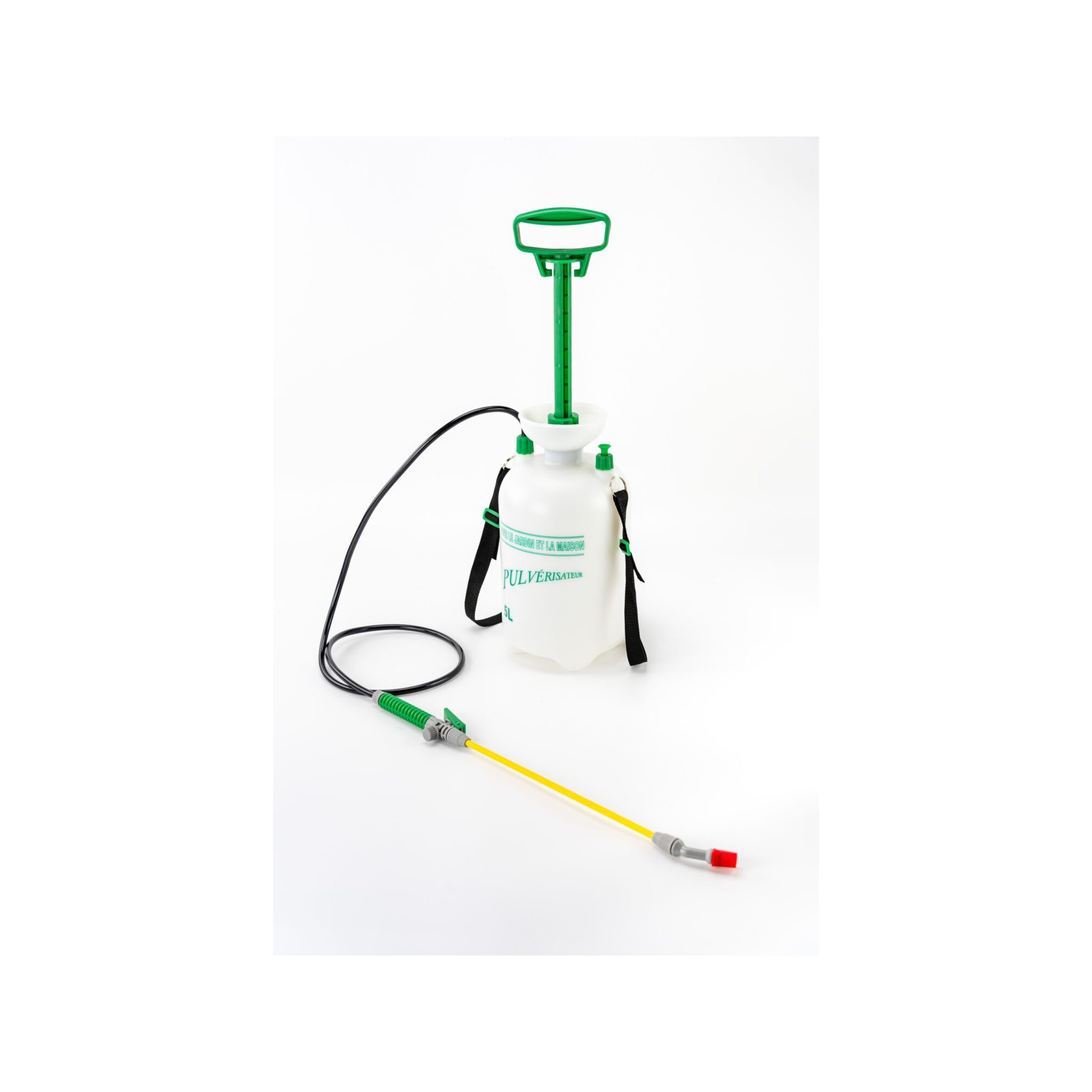 Pulvérisateur à pression - Suan - Pour le jardin - Sangle de portage inclus - Contenance : 5000 ml