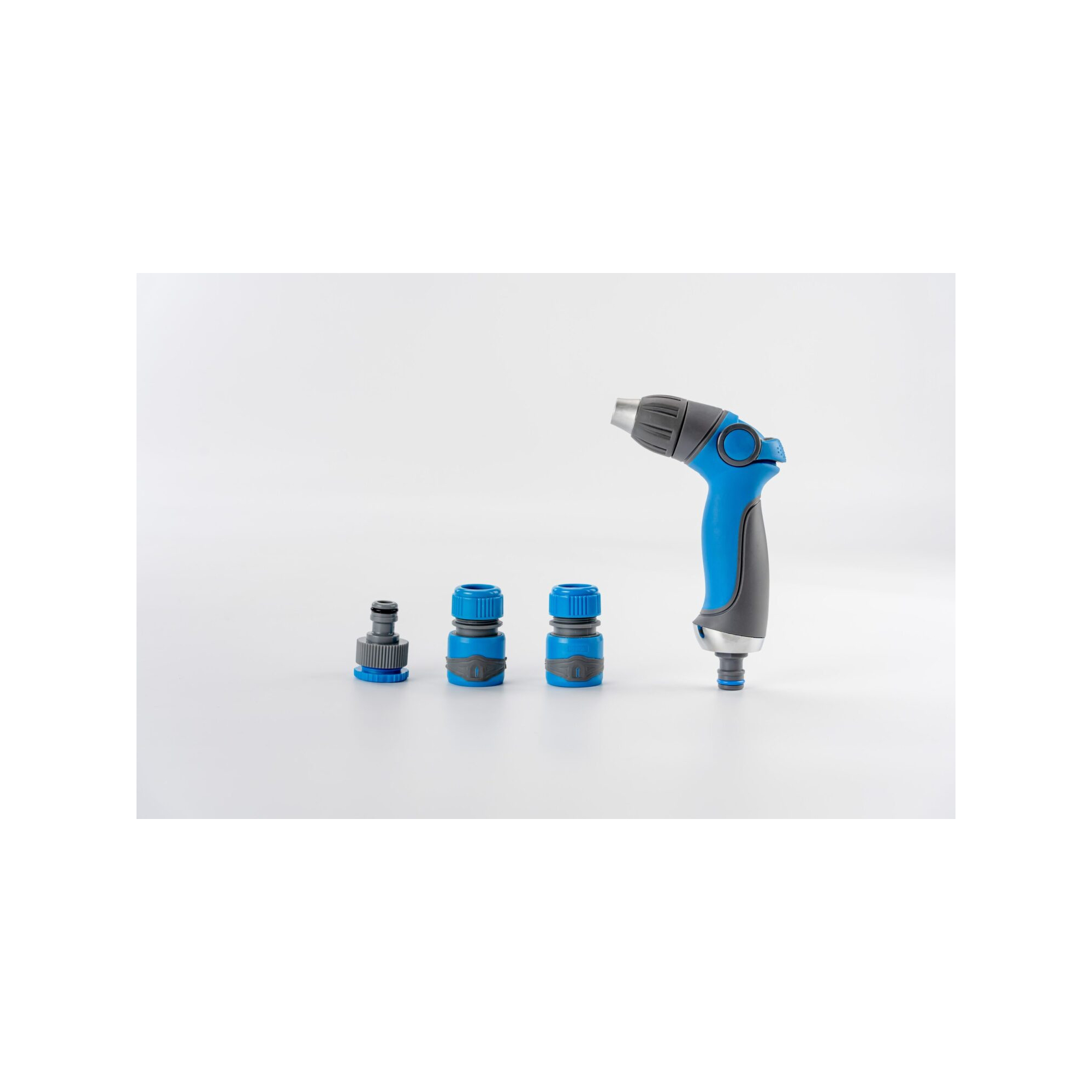Pistolet d'arrosage et nettoyage - Suan - 3 jets ajustables - Kit complet avec raccords d'arrosage