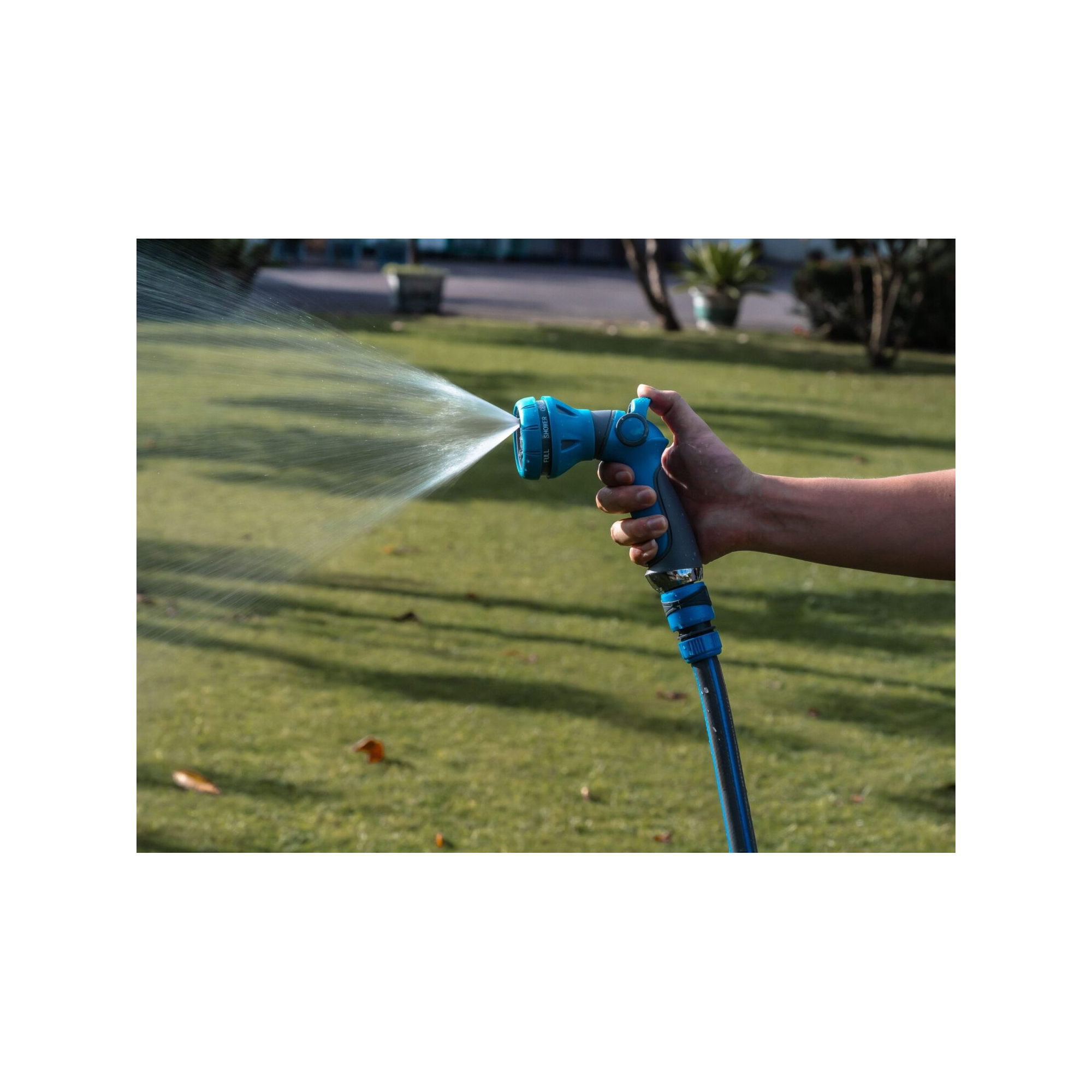 Pistolet d'arrosage et nettoyage - Suan - 8 jets - Kit complet avec raccords d'arrosage soft touch