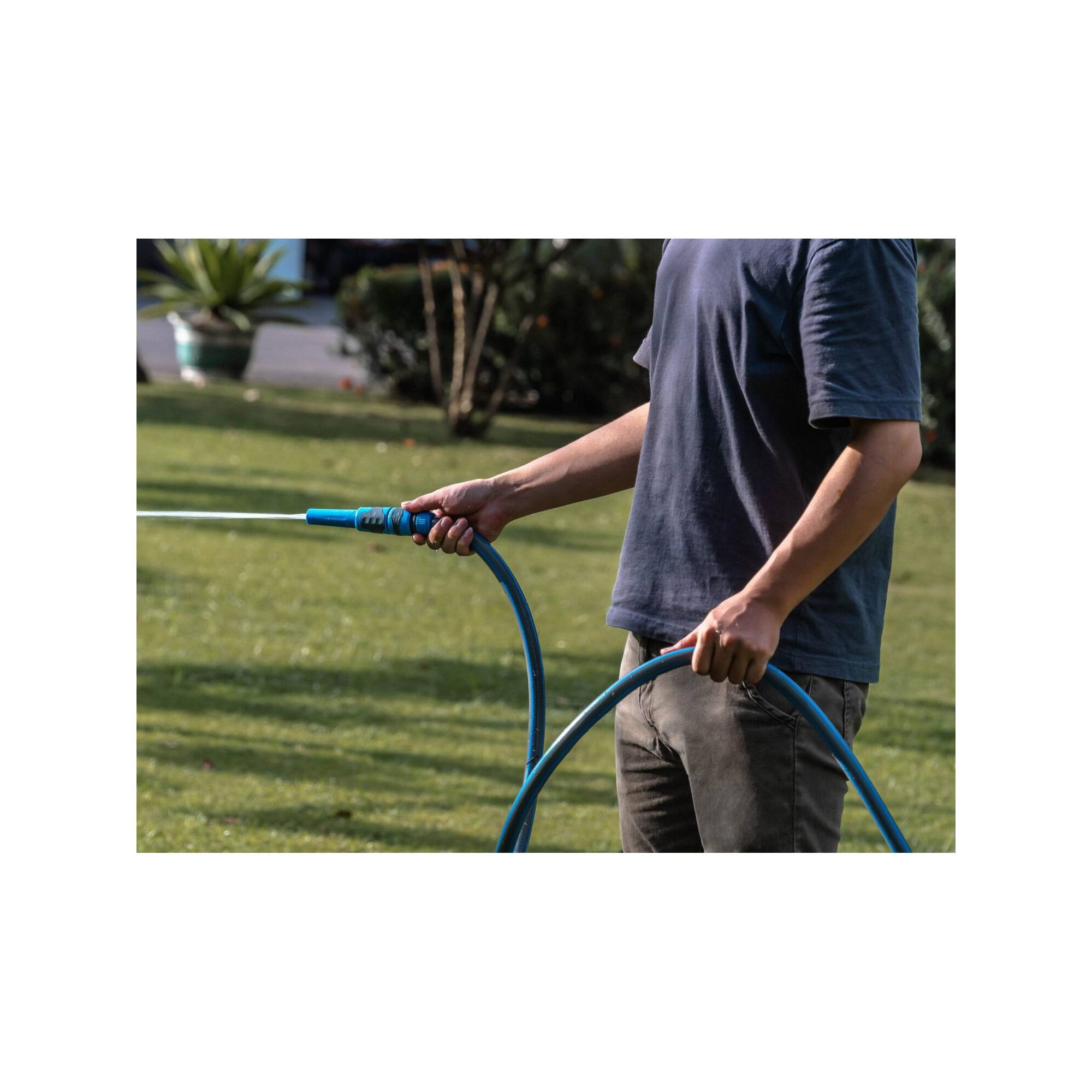 Lance d'arrosage et de nettoyage - Suan - Kit complet avec raccords d'arrosage soft touch