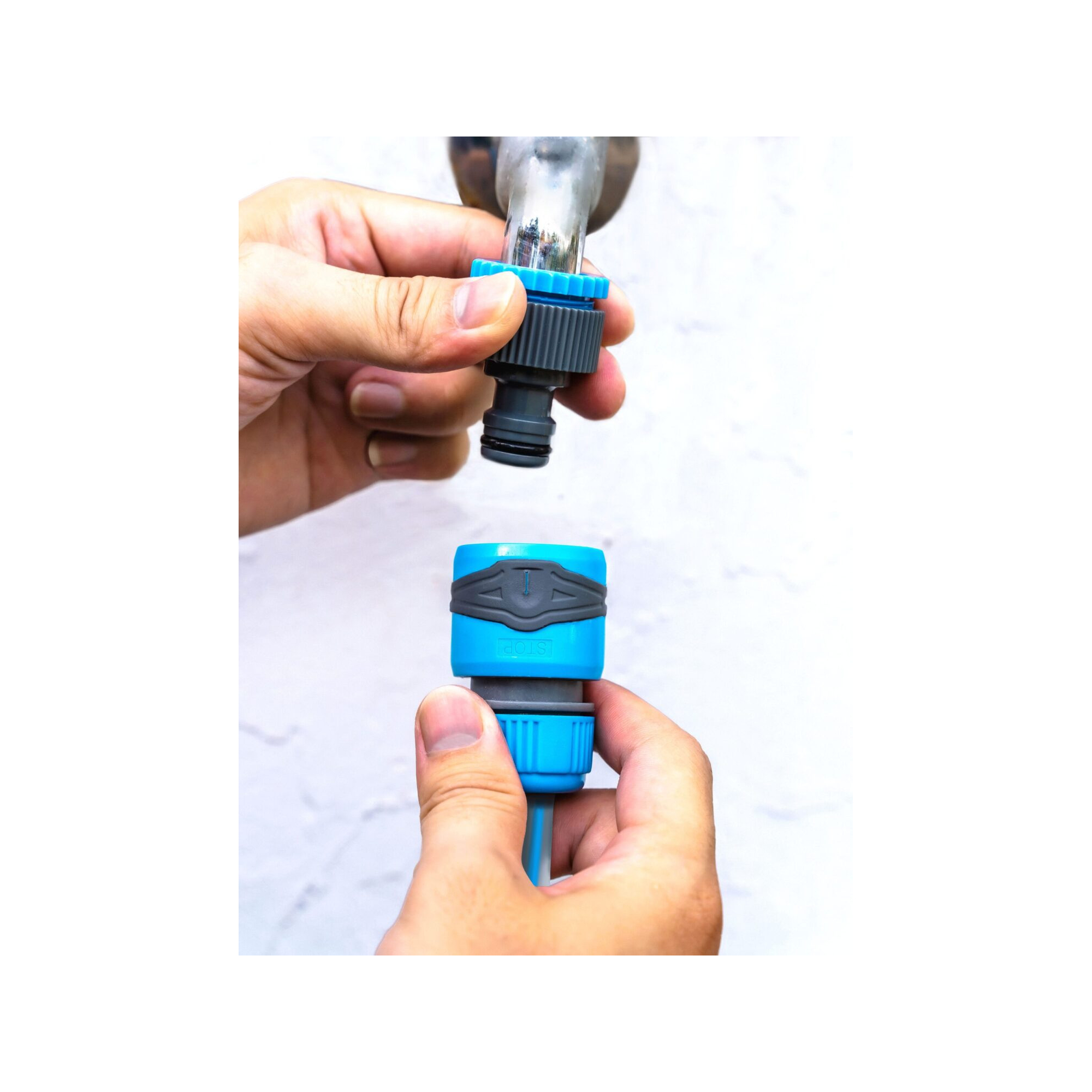 Pistolet d'arrosage et nettoyage - Suan - 9 jets - Kit complet avec raccords d'arrosage soft touch