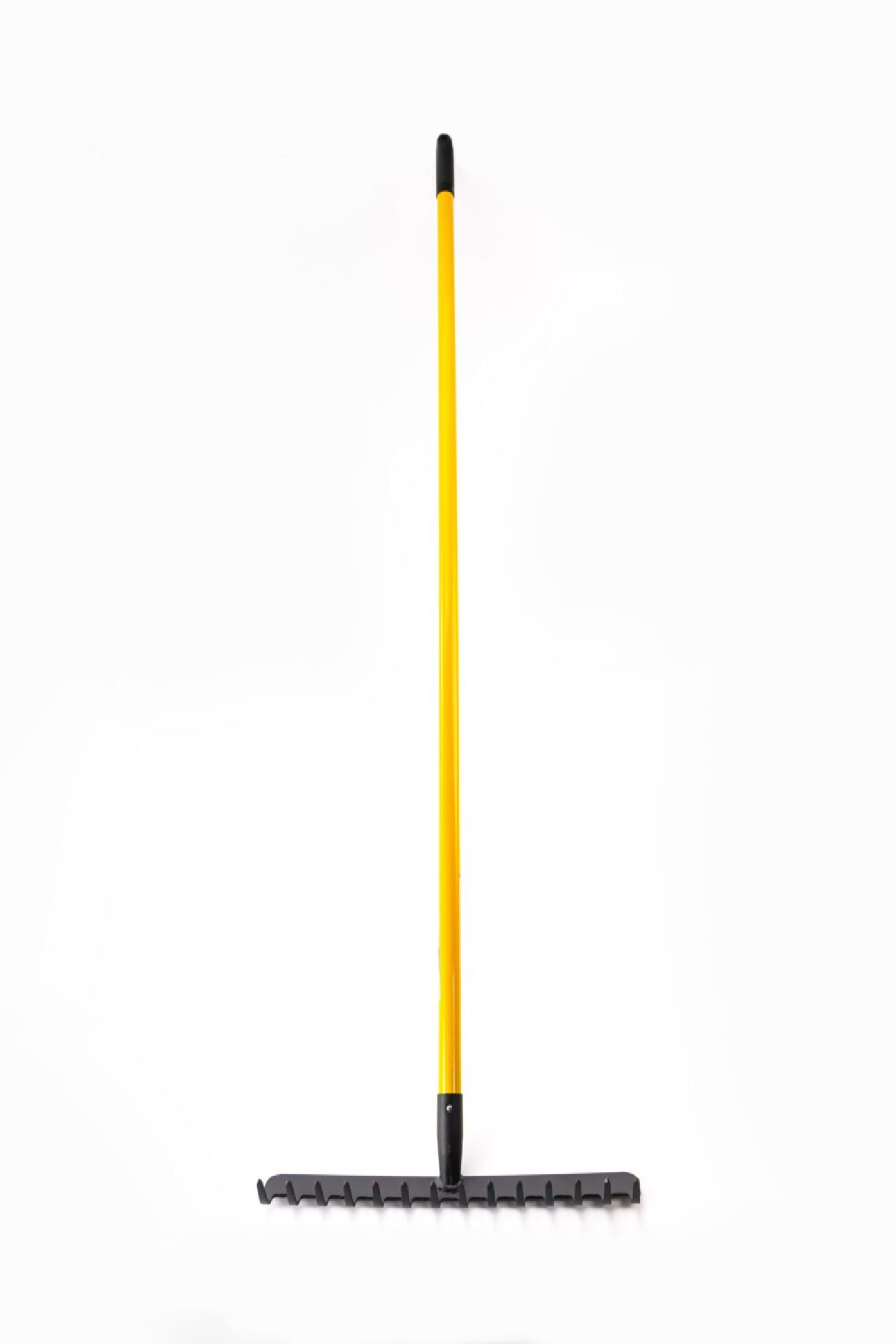 Râteau pour jardin - Suan - 14 dents - Manche en fibre de verre - Dimensions : 150 x 40 x 8,6 cm