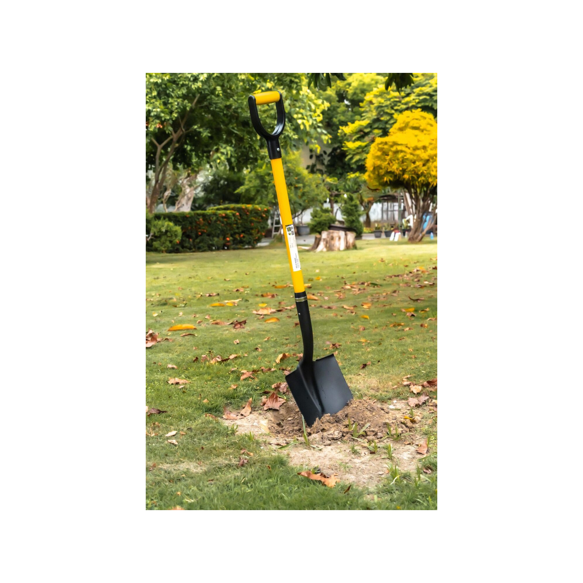 Pelle ronde pour jardin - Suan - Manche en fibre de verre - Poignée confort