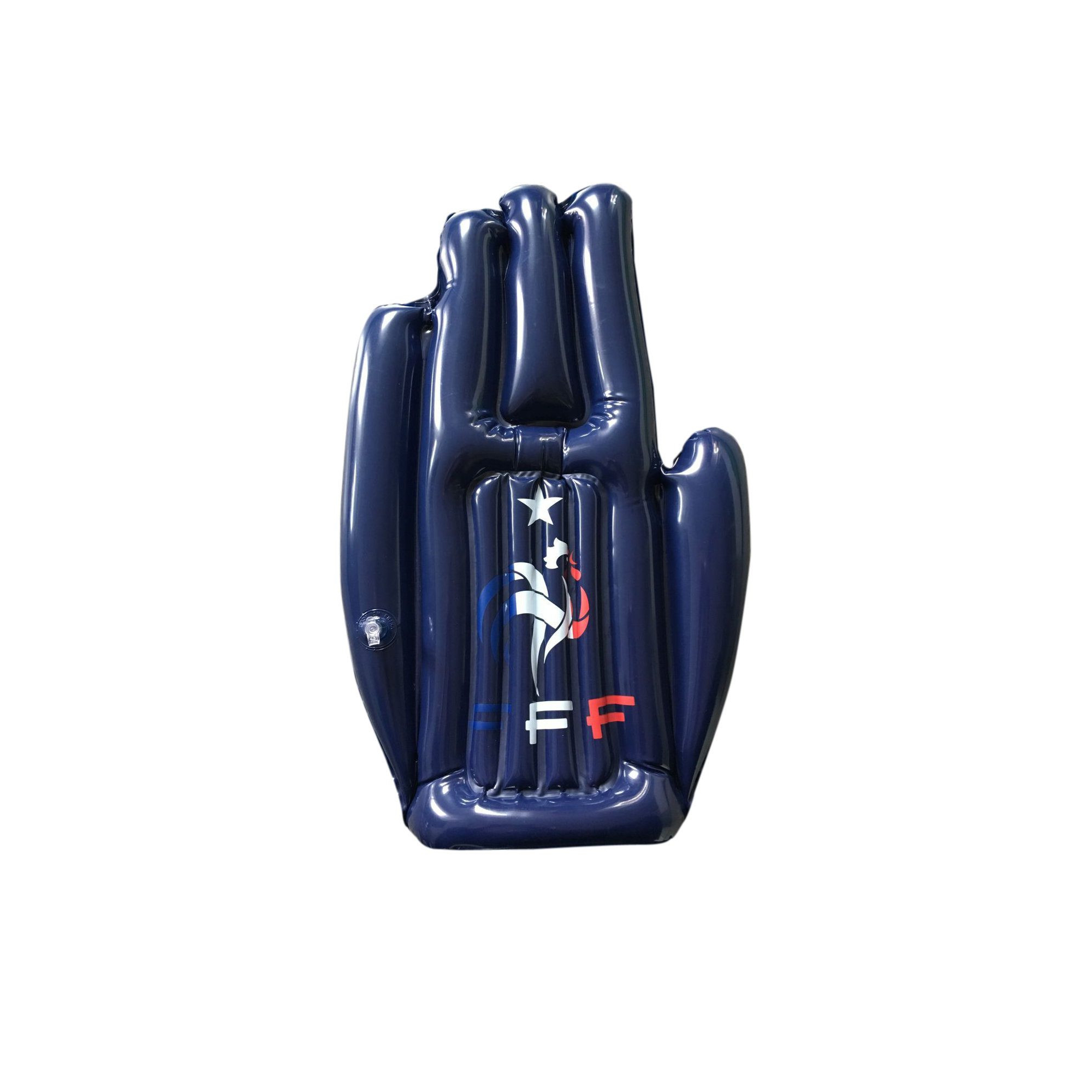 Set de 2 mains gonflables - Fédération Francaise de Football - Bleu - Pour supporters