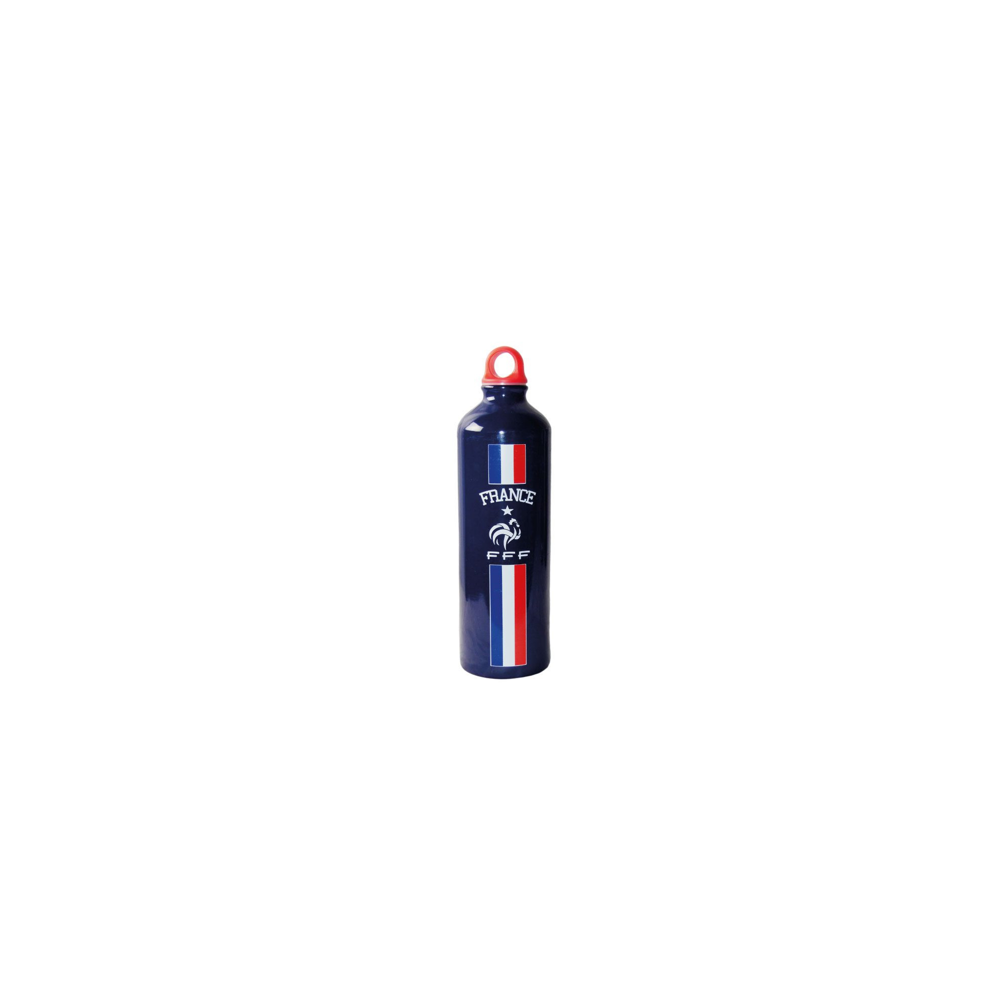 Gourde de sport - Fédération Française de Football - En aluminium - Contenance : 750 ml