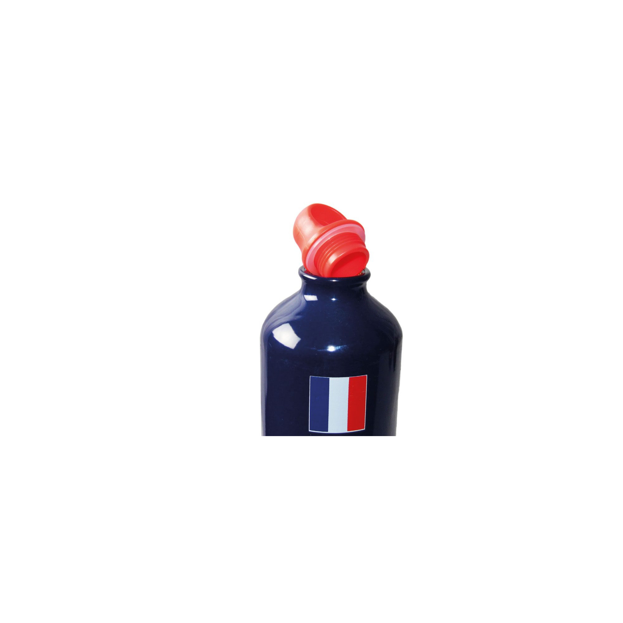 Gourde de sport - Fédération Française de Football - En aluminium - Contenance : 750 ml