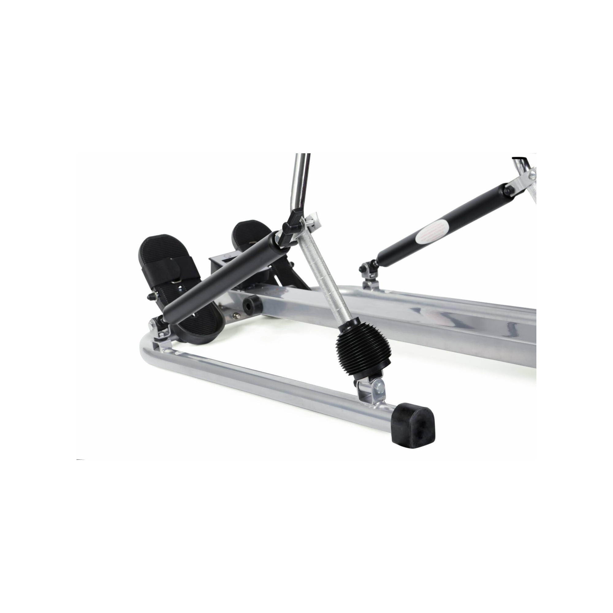 Rameur d'appartement scandinave - O'fitness - Compteur 5 fonctions - En acier