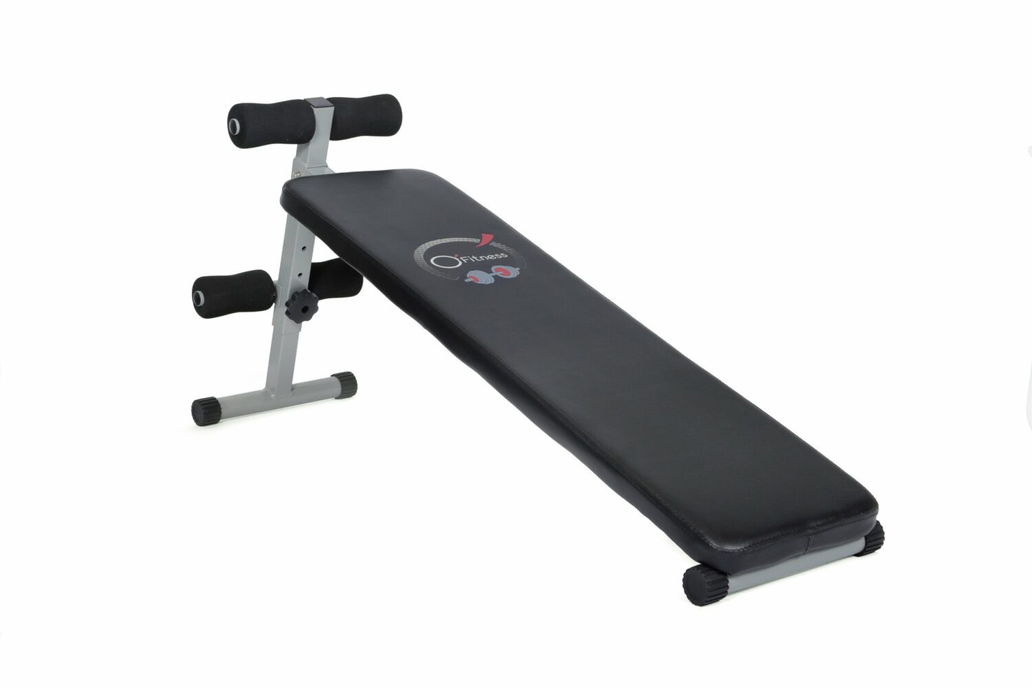 Planche à abdominaux O'Fitness - Dimensions : 137 x 33,5 x 73 cm - Idéal pour une activité physique à la maison