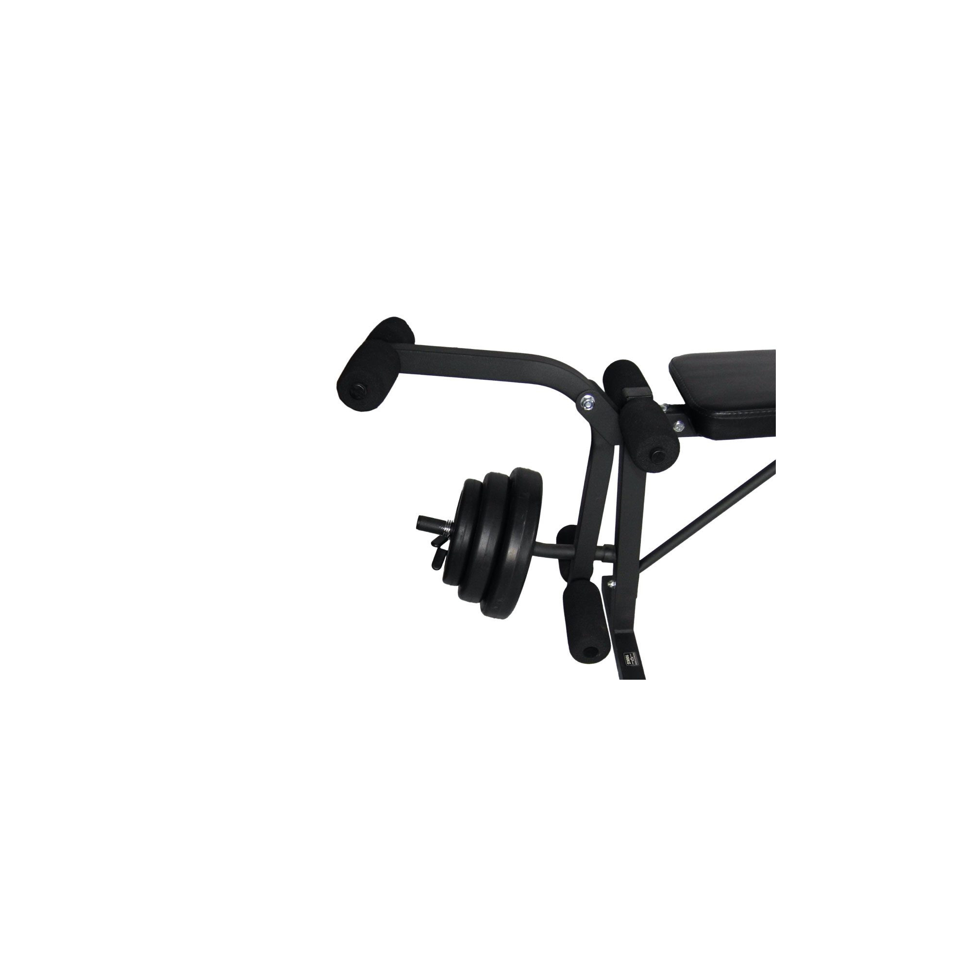 Banc de musculation avec barre + poids 20 Kg inclus - O'Fitness - Idéal pour une activité physique à la maison