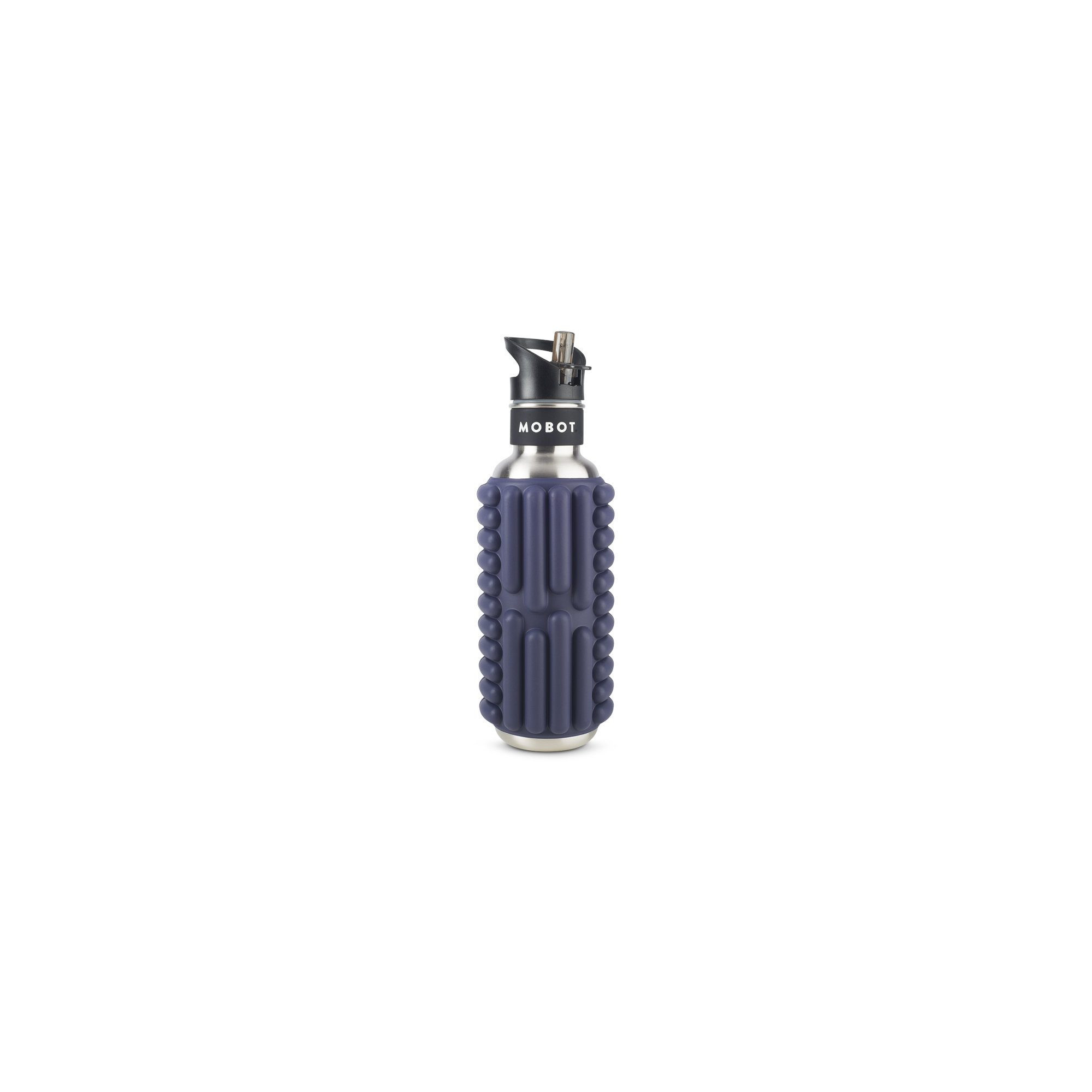 Bouteille de sport - Mobot - Fonction 2 en 1 rouleau de massage - Violet