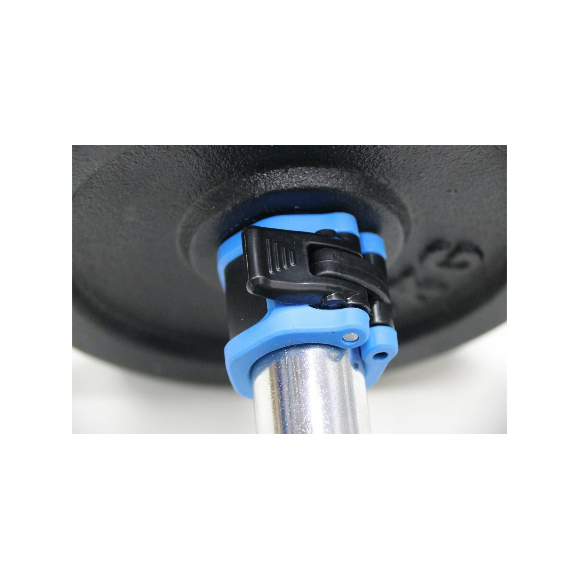 Set barres + haltères 50 KG - FITLIFE - En acier - Tout Inclus ( barres, disques, stoppers )