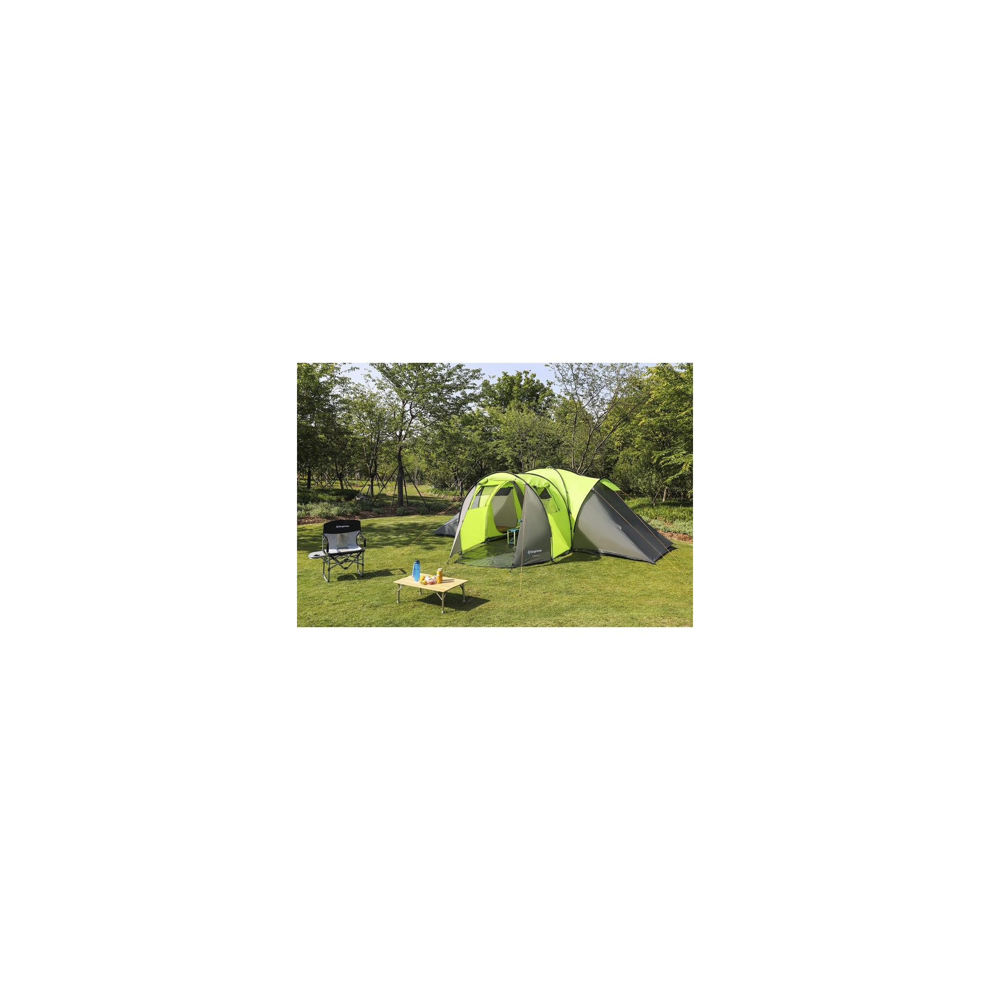 Tente de camping familiale 6 places  Lucca Kingcamp - Dimensions : 520 x 330 x 195 cm