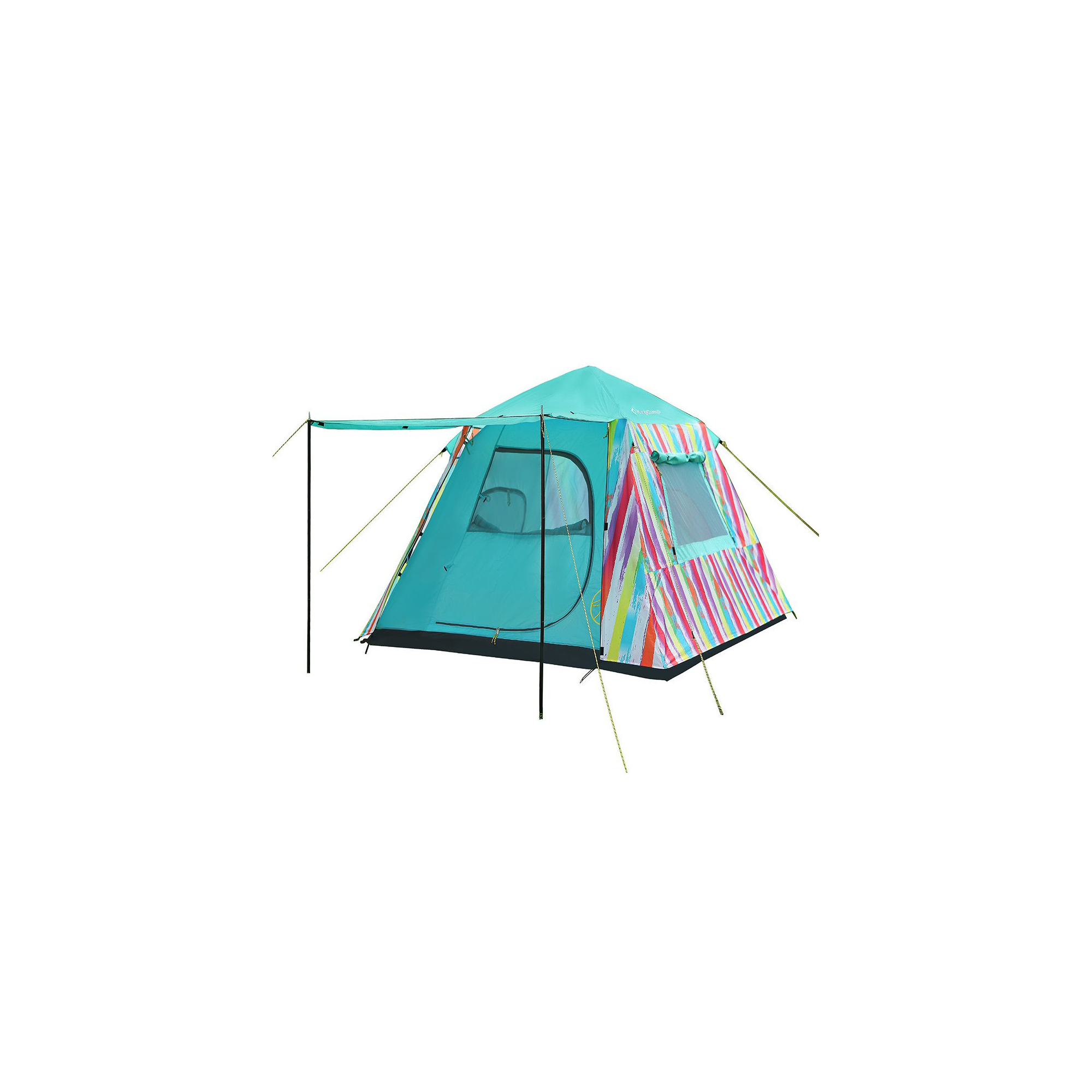 Tente de camping familiale 3 places - Kingcamp - Modèle Burano - 210 x 210 x 140 cm
