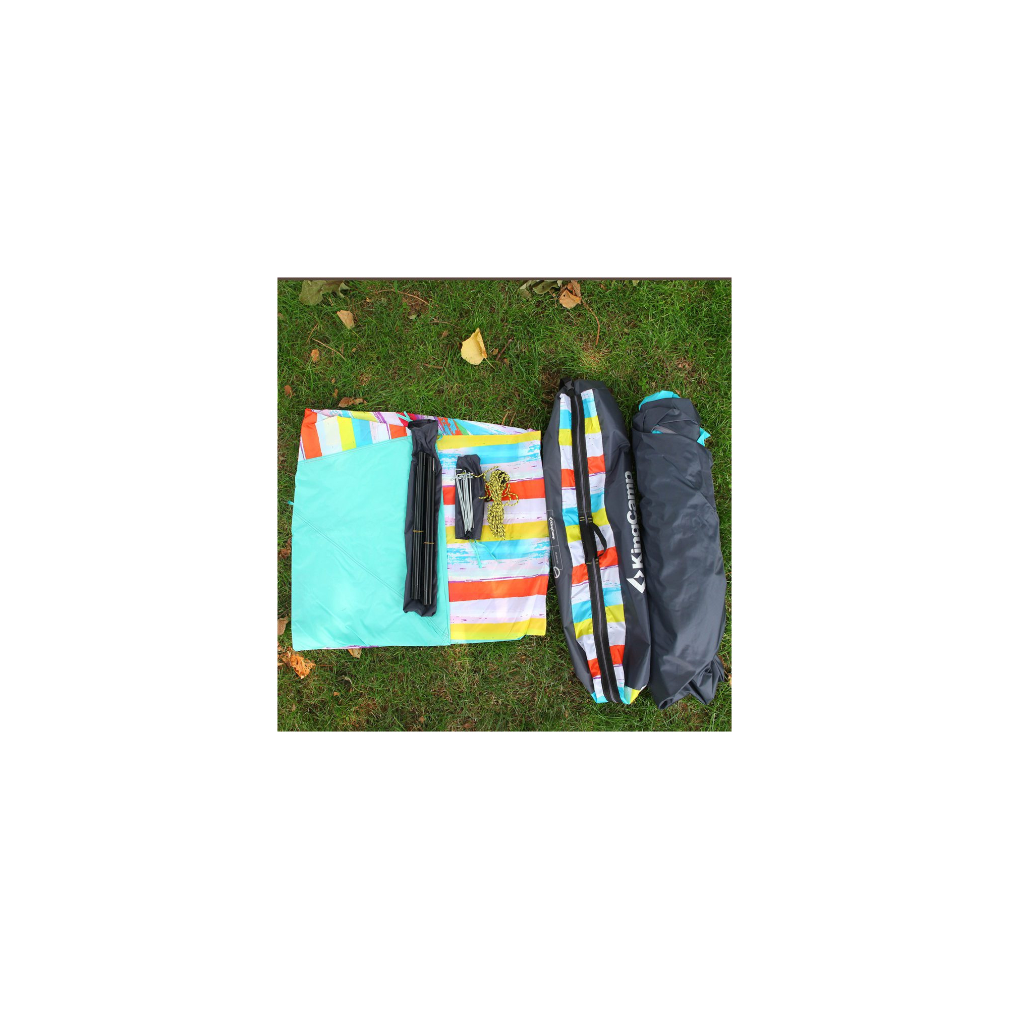 Tente de camping familiale 3 places - Kingcamp - Modèle Burano - 210 x 210 x 140 cm