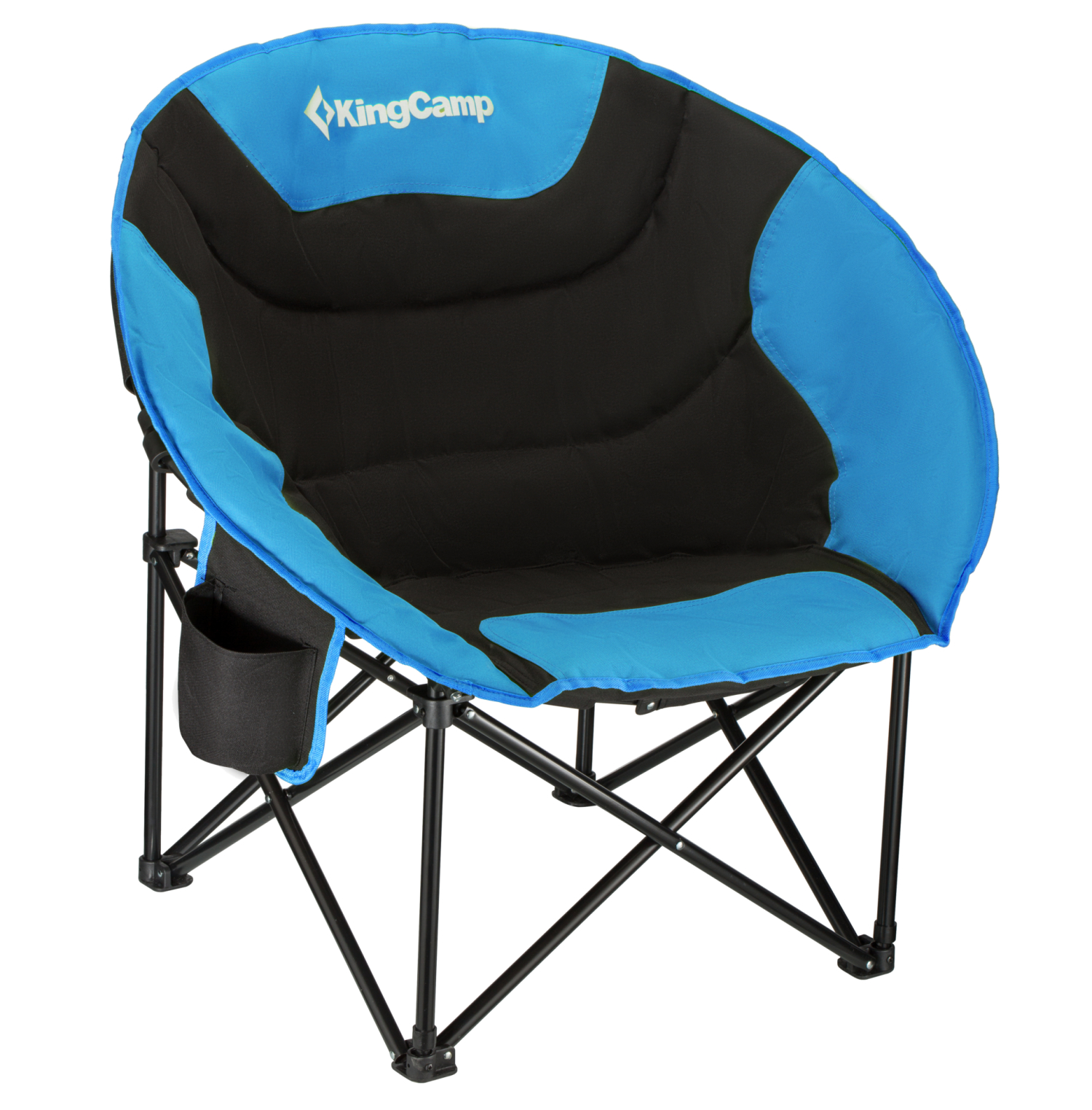 Fauteuil de camping - Kingcamp - Forme Lune - 70 x 84 x 80 cm