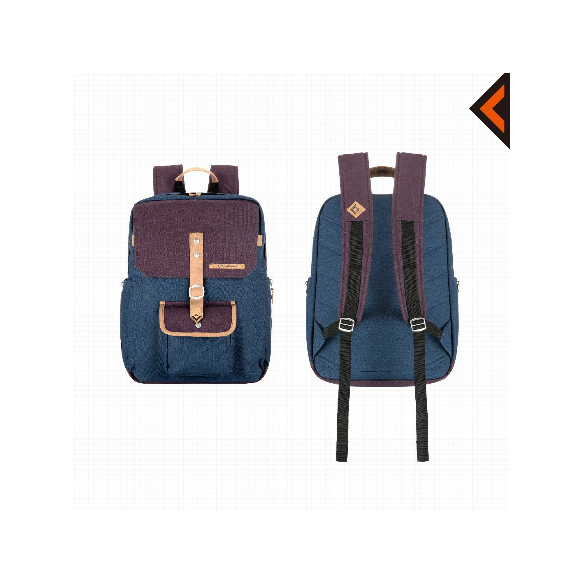 Sac à dos - Kingcamp - Modèle Glacier - Bleu - 12 Litres - 24 x 12 x 40 cm