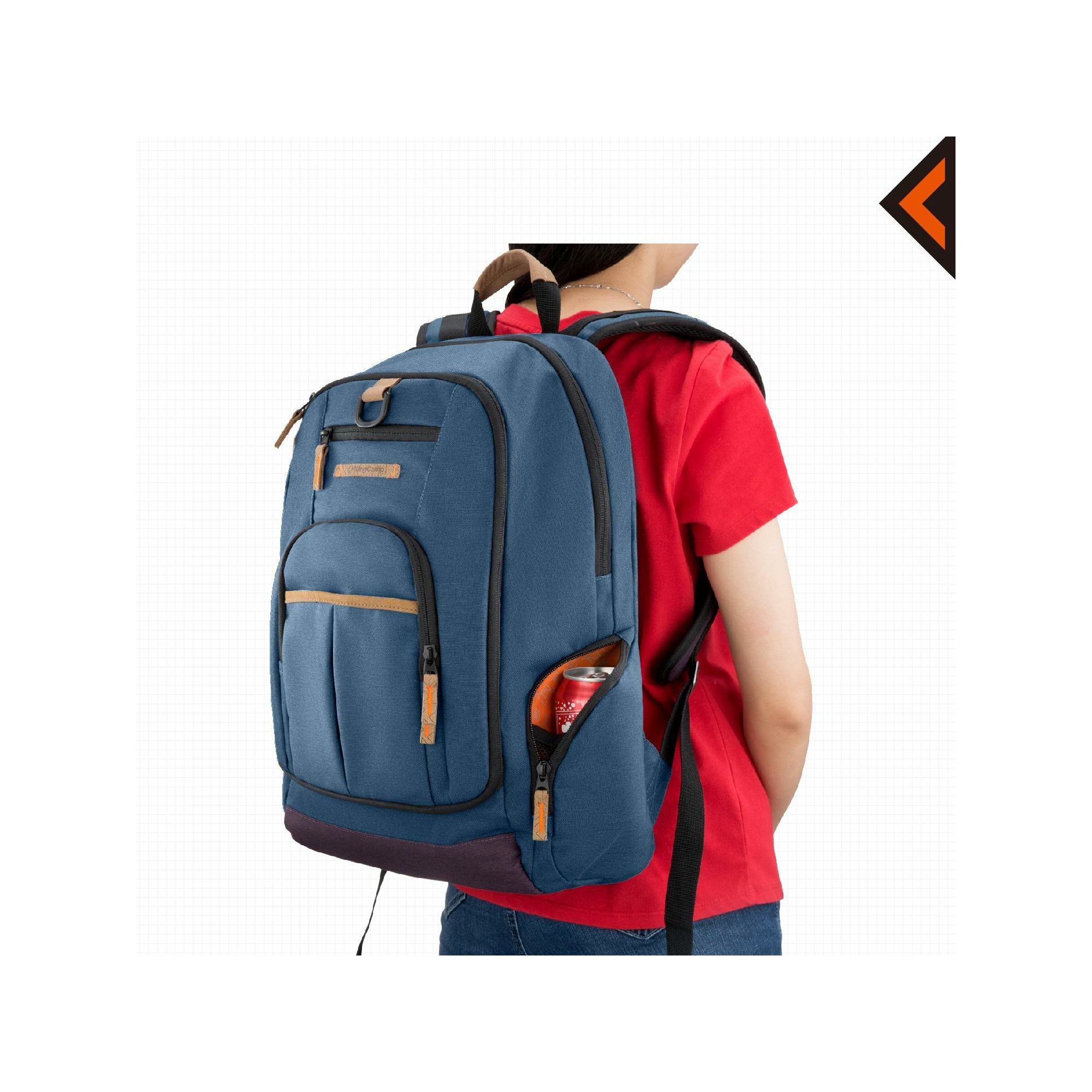 Sac à dos - Kingcamp - Modèle Arches - Bleu - 35 x 15 x 48 cm