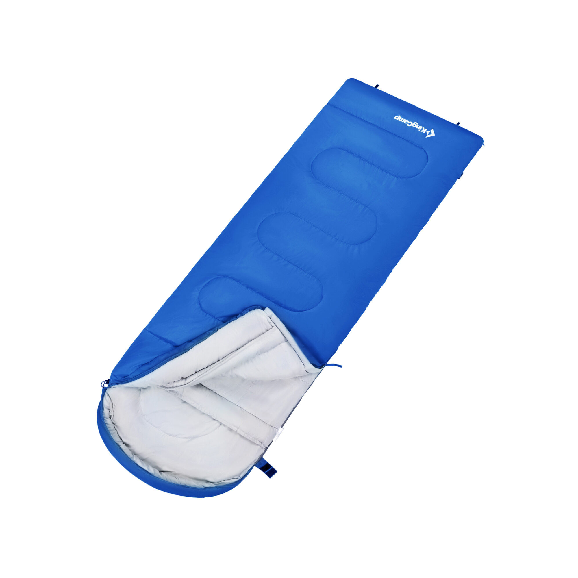 Sac de couchage - Kingcamp - Modèle Oasis 300 - Bleu - 190 x 75 cm