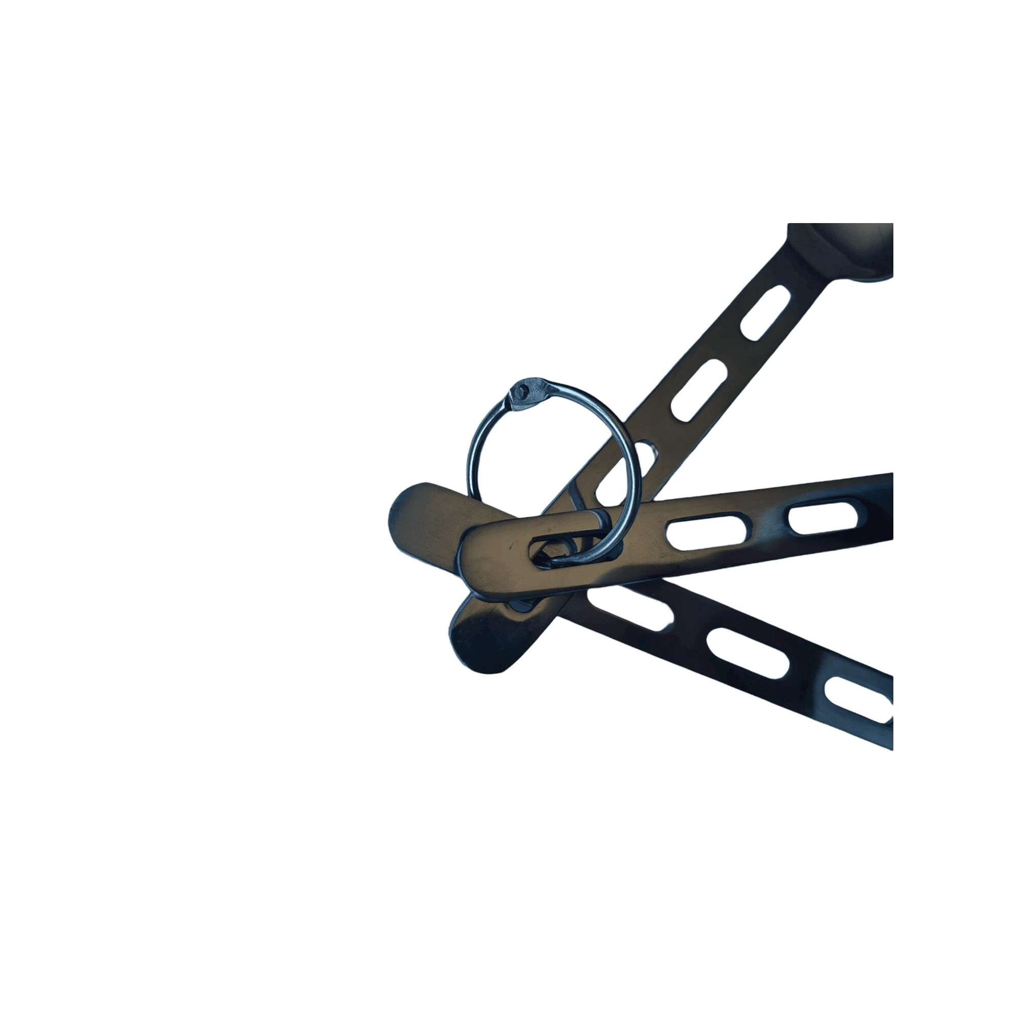 Set de couverts de camping  O 'camp - En acier - Anneau porte clés