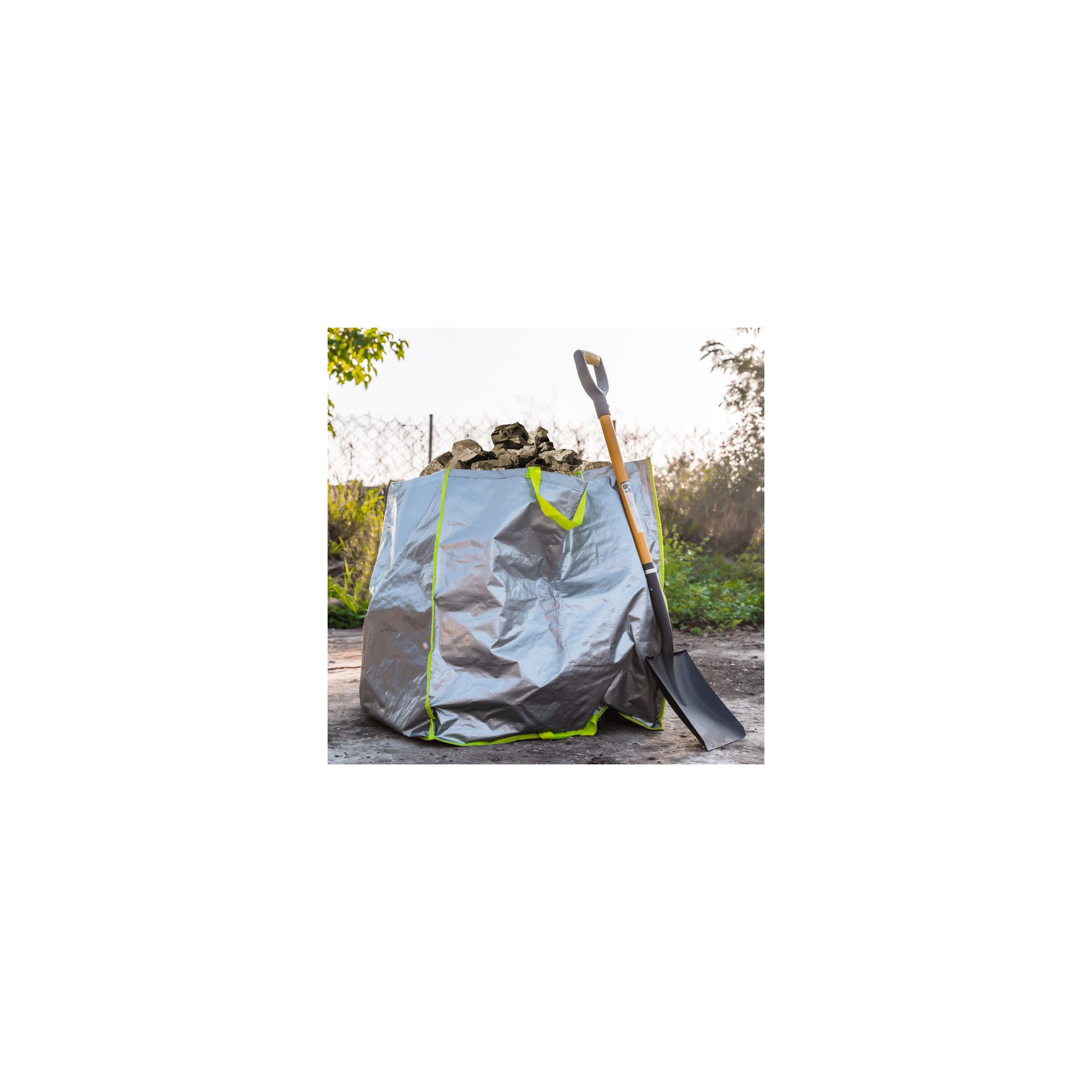 Sac à gravats - Multiusages - Avec poignées - Contenance : 400 Litres