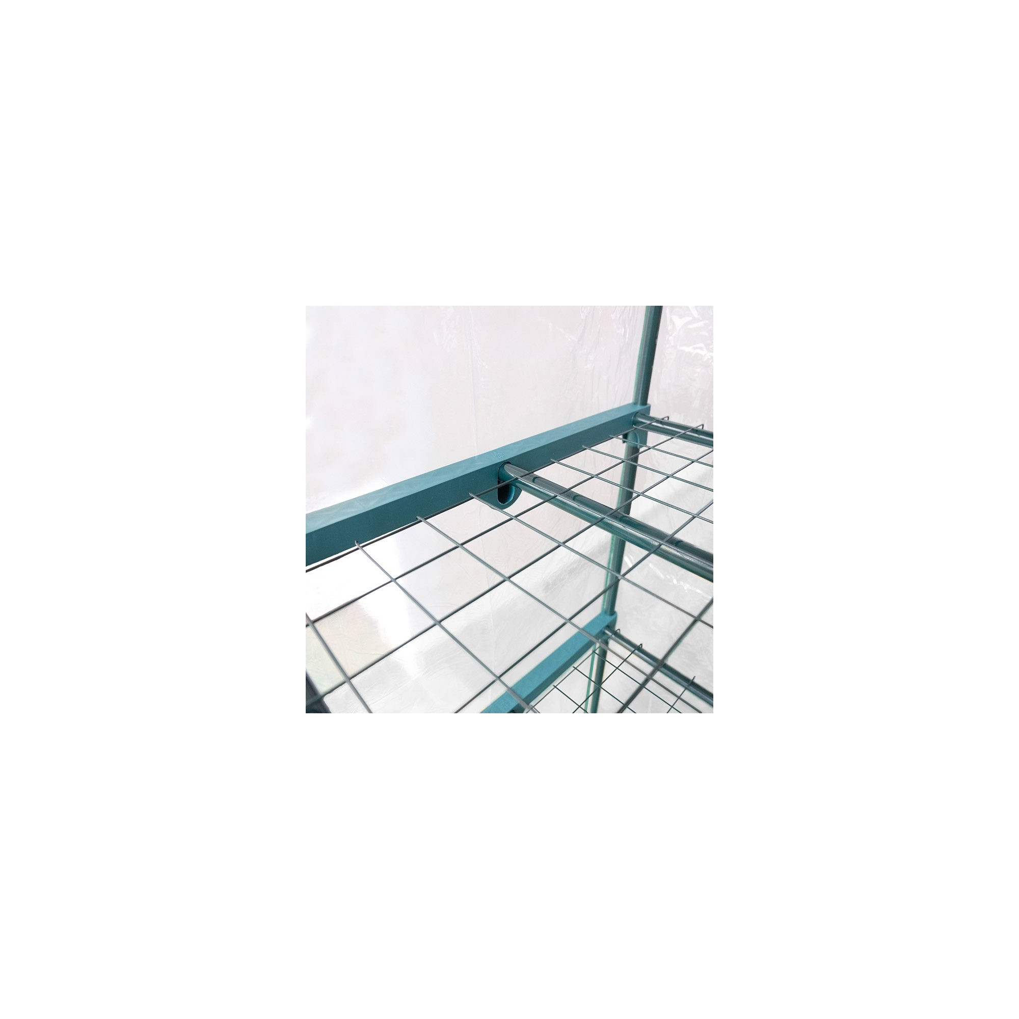 Serre à balcon 4 niveaux - Suan - En acier - Dimensions : 69 x 49 x 160 cm