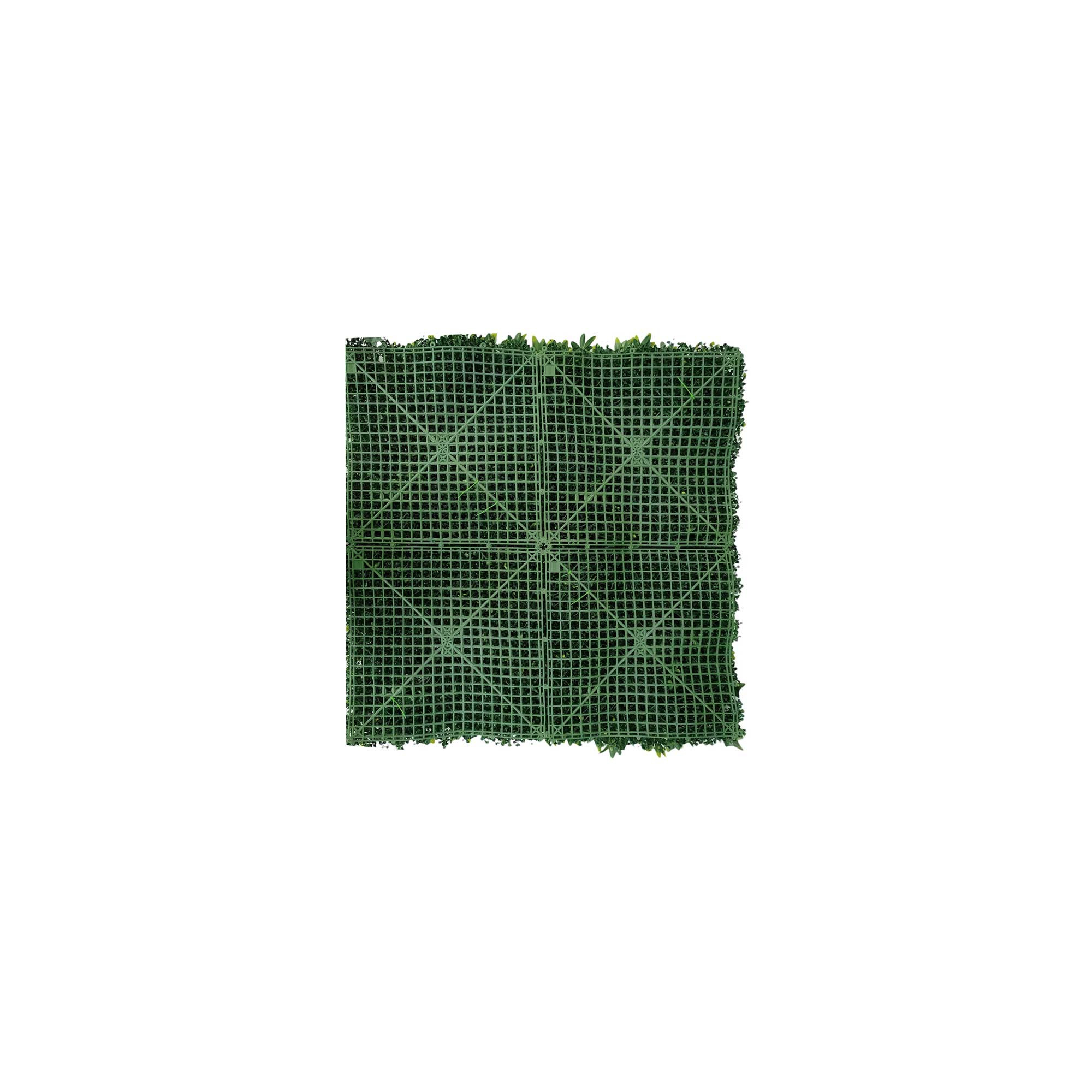 Mur végétal artificiel - Modèle fleur blanche - Dimensions : 100 x 100 cm