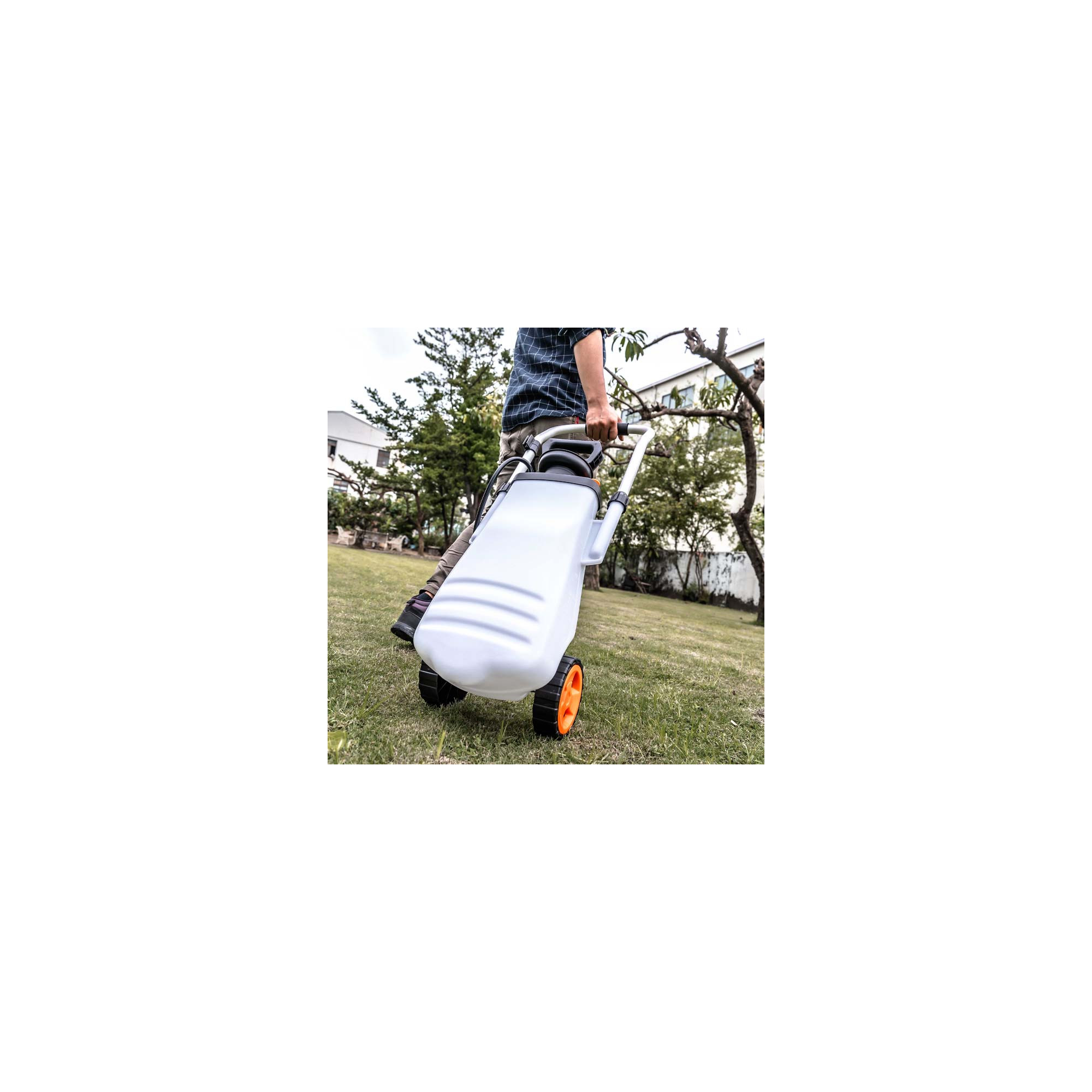 Pulvérisateur pour jardin - Suan - Avec roue et lance télescopique - Contenance : 12 Litres