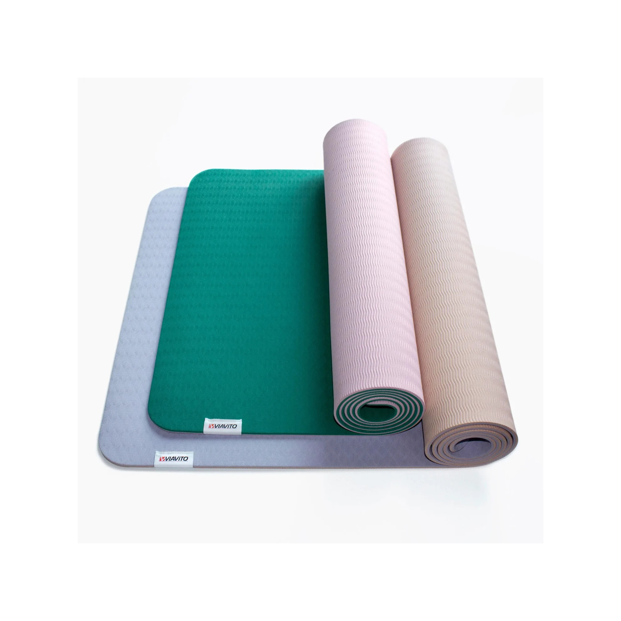Tapis de yoga Bleu Ayama 6mm - Viavito