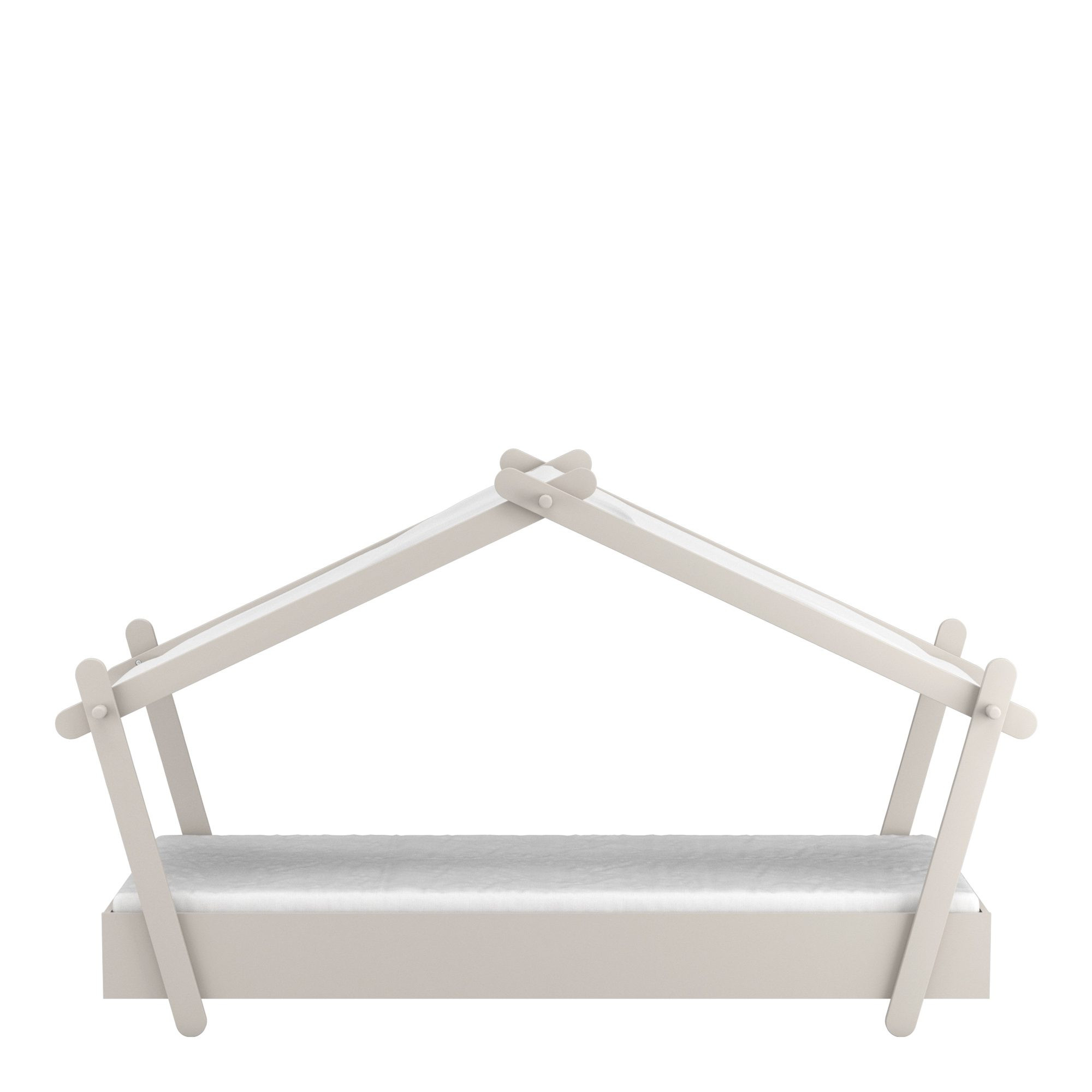 Lit enfant cabane - DEMEYERE - Modéle Lodge - 90 x 200 cm - Sommier inclus