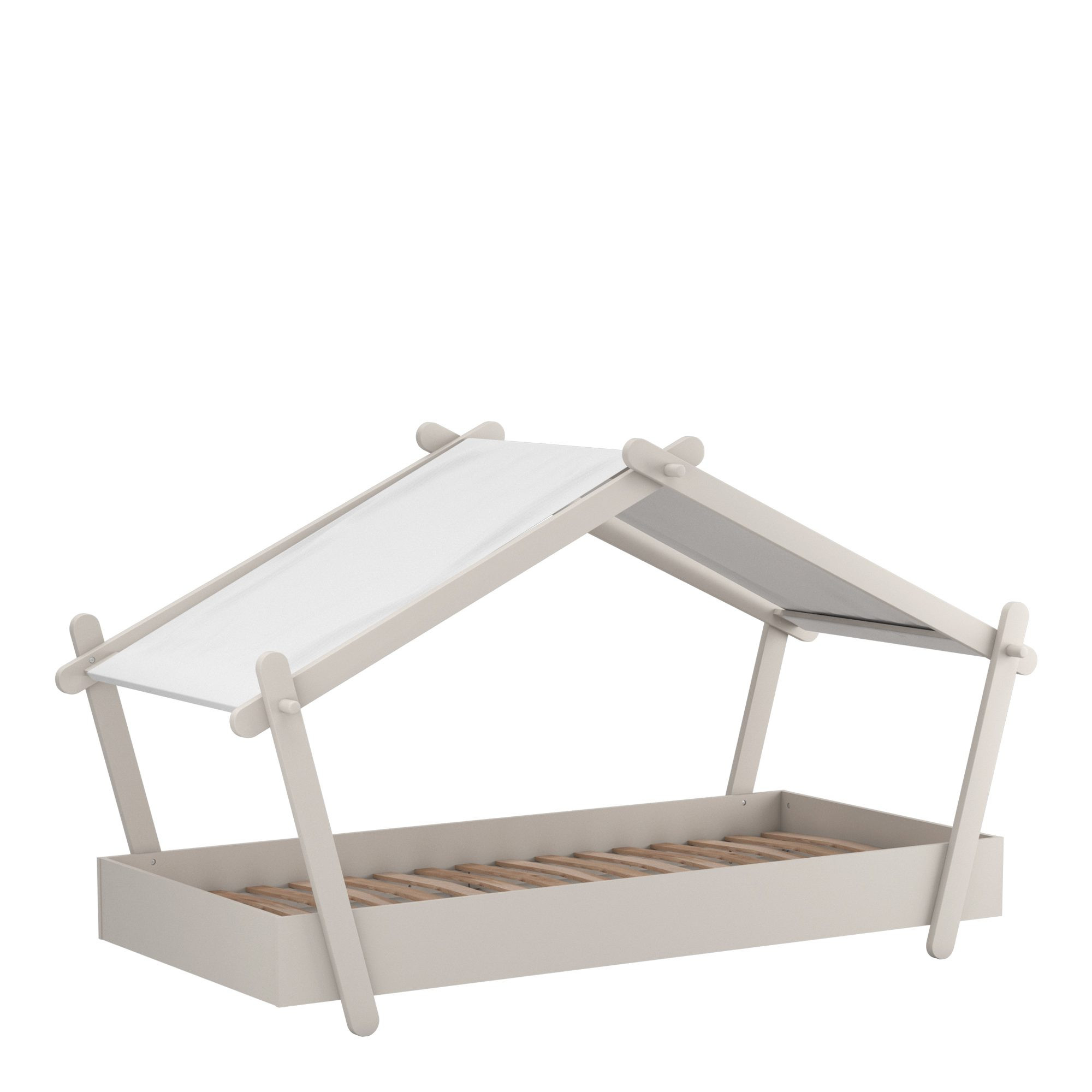 Lit enfant cabane - DEMEYERE - Modéle Lodge - 90 x 200 cm - Sommier inclus